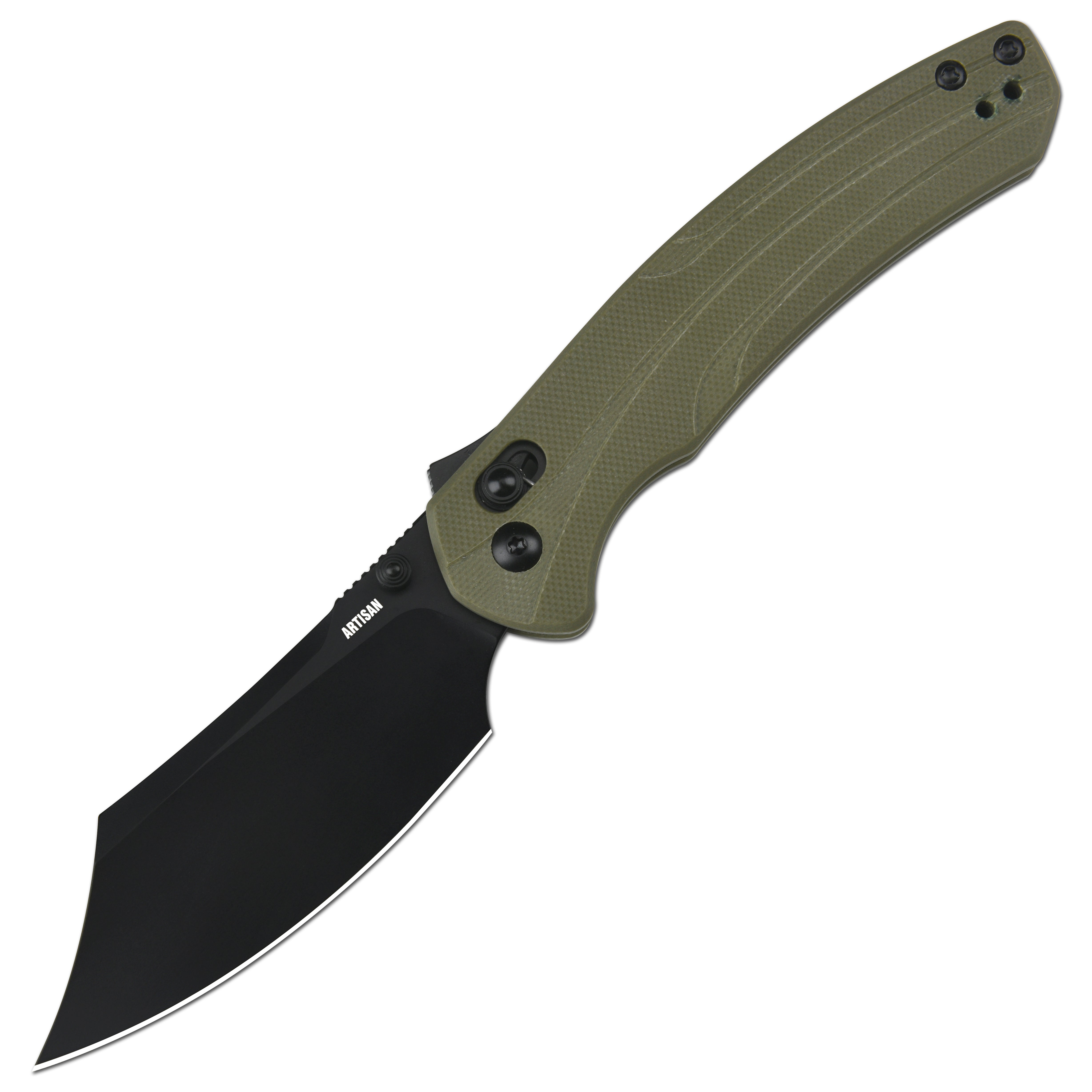Artisan Cutlery Simoon ATZ-1882 AR-RPM9 Steel Blade G10 Handle Folding Knives