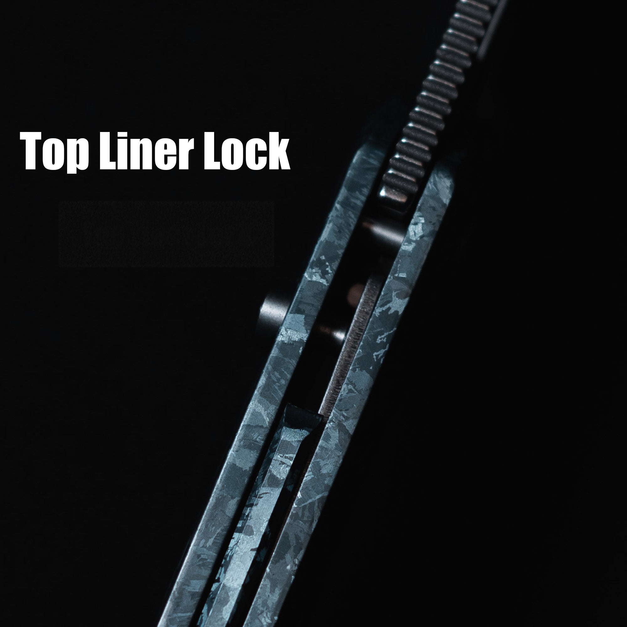 Artisan Cutlery Mousebird Thumb Hole Top Liner Lock EDC Knife Crystal Titanium Handle Crystal Titanium Clip(3'' CPM S35VN Stone Wash Blade ) 1889G-CBU