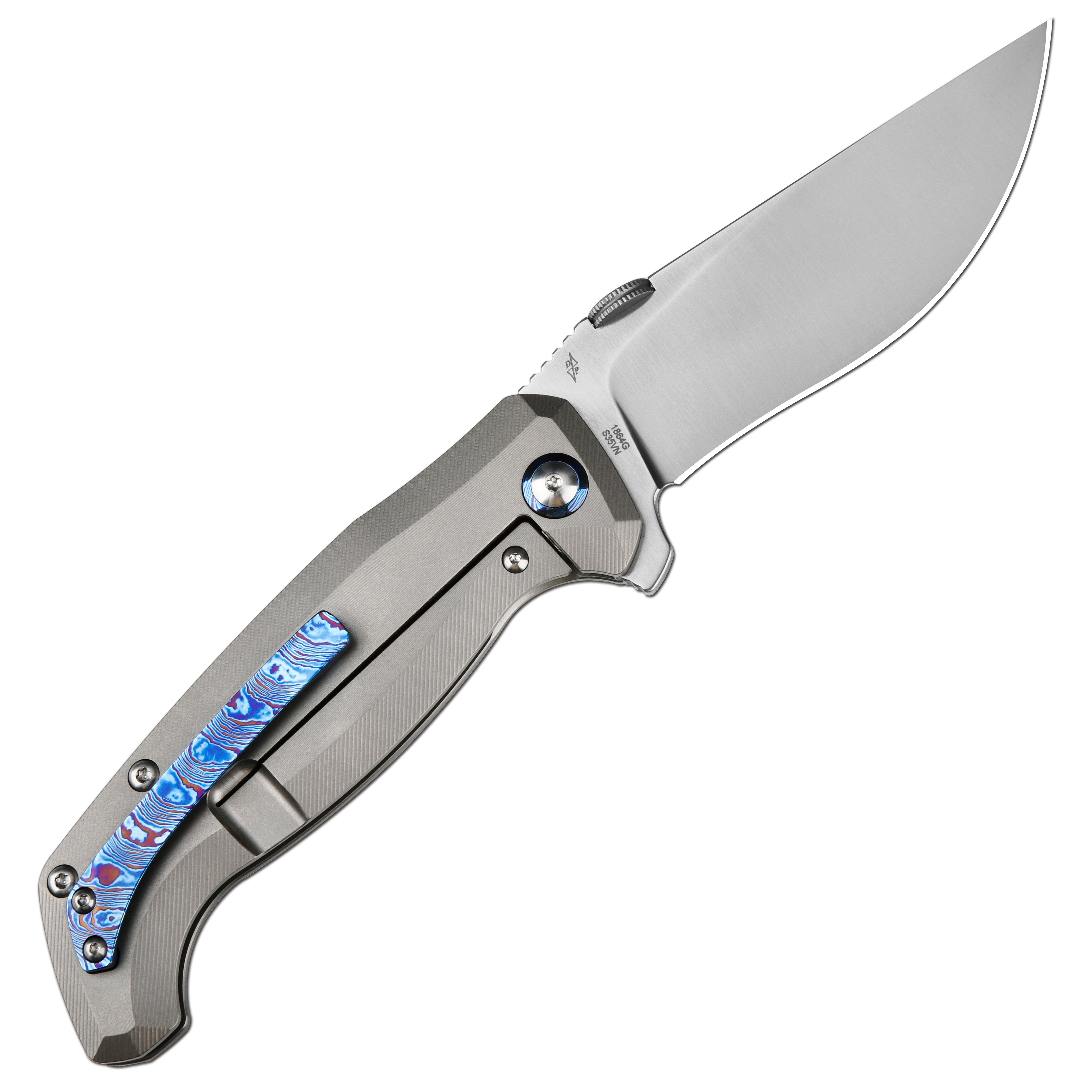 Artisan Cutlery Kami ATZ-1864G S35VN Blade Titanium Handle Folding Knives