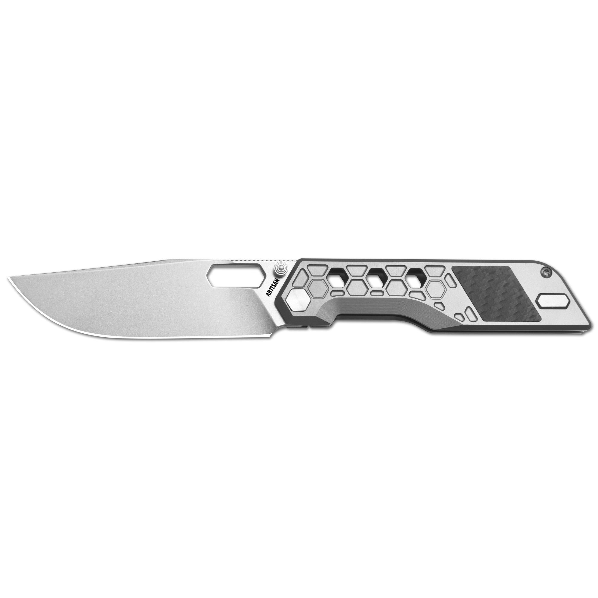 Artisan Cutlery Beest ATZ-1878G S35VN Blade Titanium Handle Folding Knives