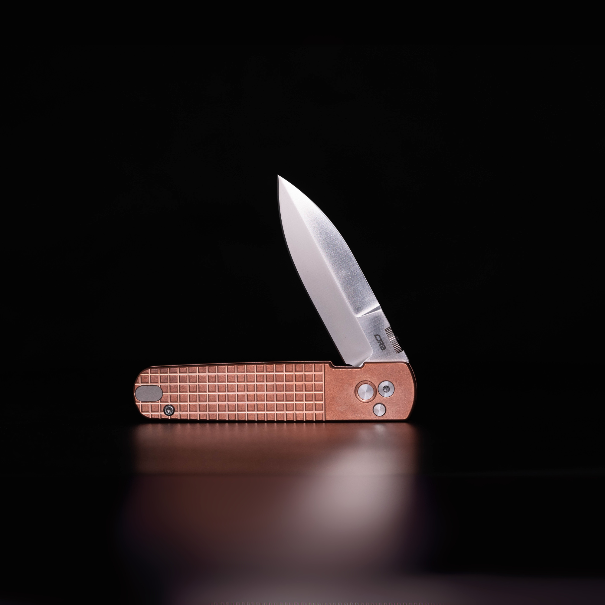 CJRB The Perfect Locust -Carved Copper | Button Lock with Safety Switch (J1951G-CO-1)