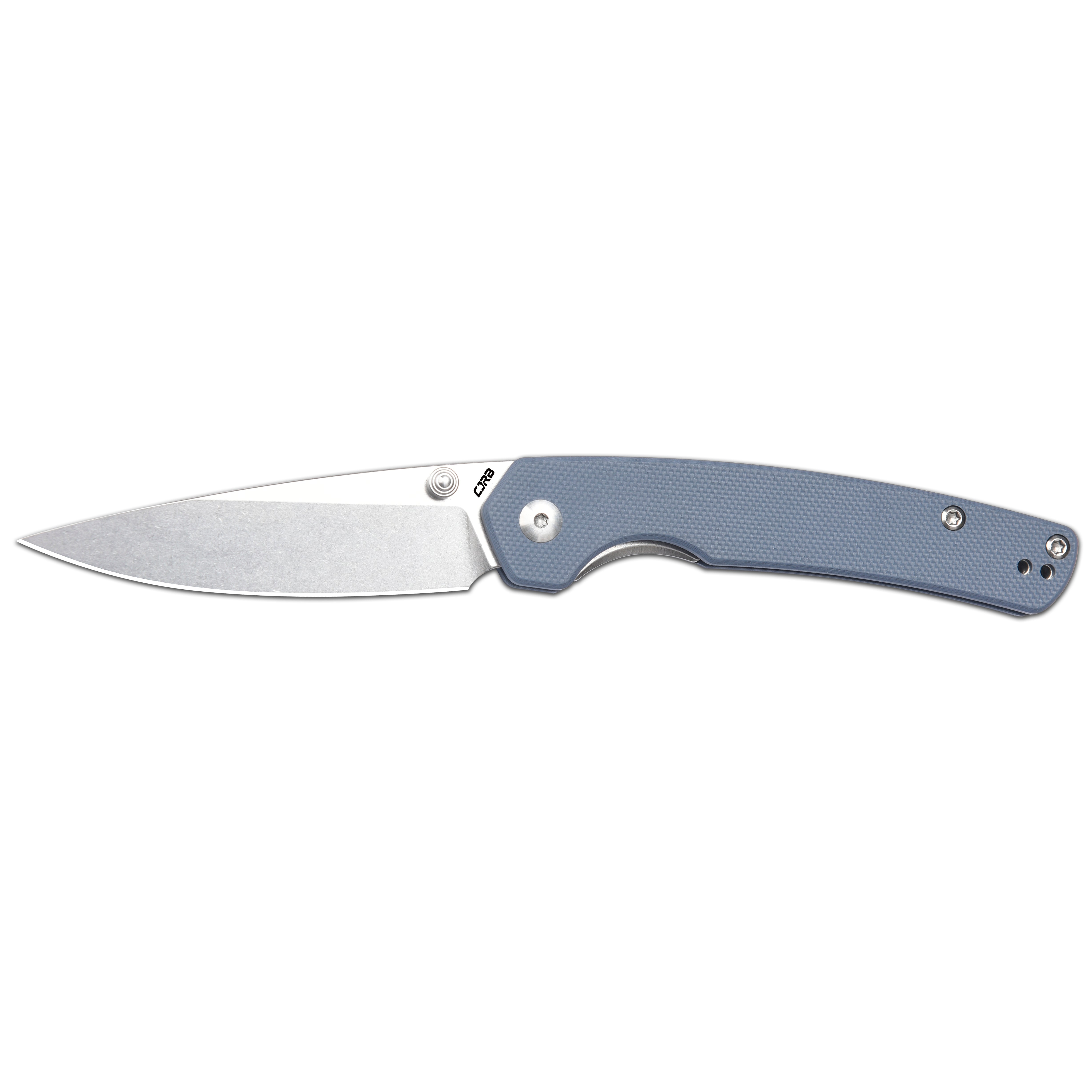 CJRB Kain J1956 AR-RPM9 Steel Blade G10 Handle Folding Knives - Stone Wash/Gray G10 (J1956-GY)