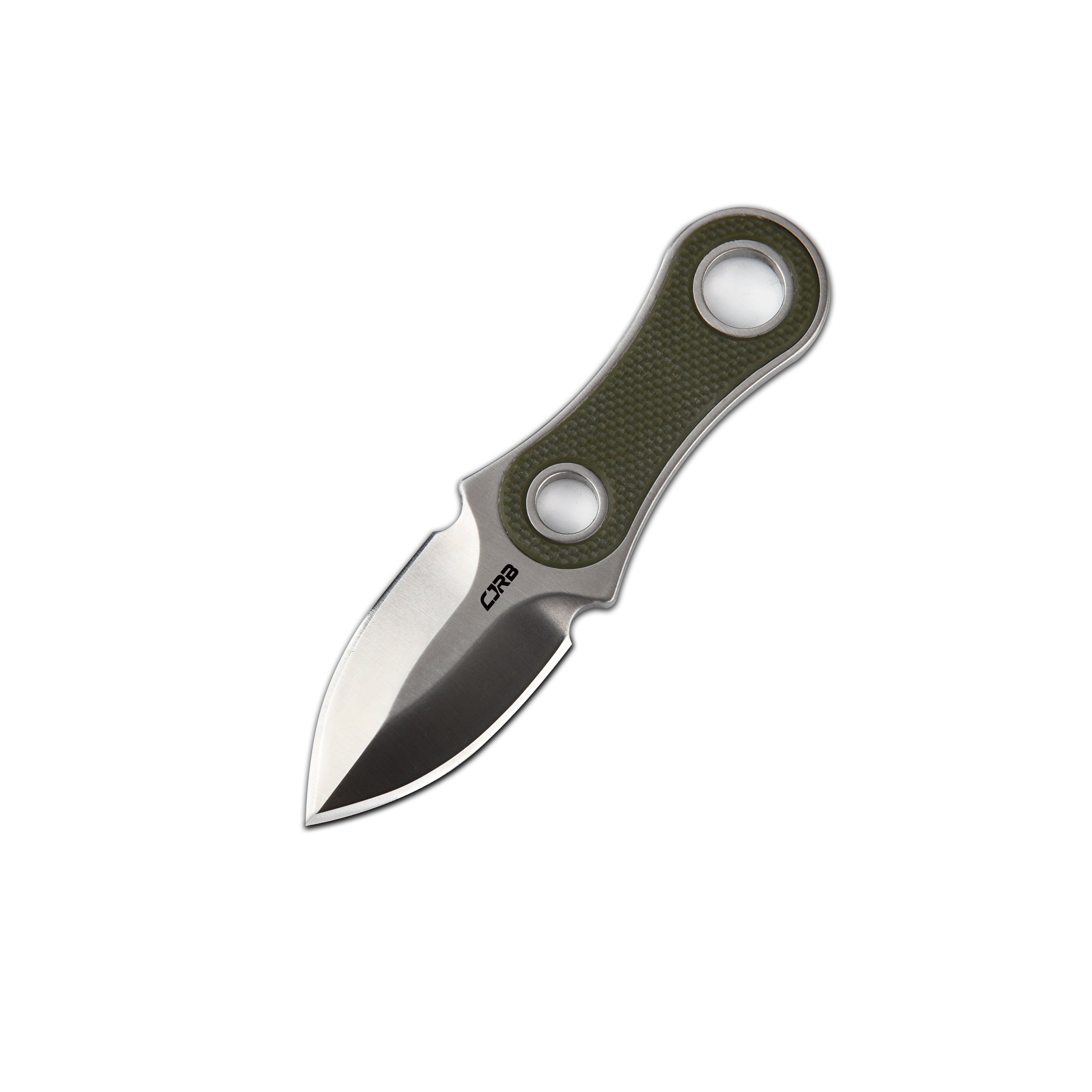 CJRB Knap J1940 AR-RPM9 Steel Blade G10 Handle Fixed Blade Knives - Green G10 + Sand Polish Blade (J1940-GN)