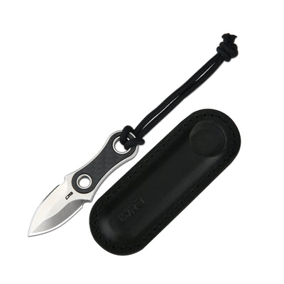 CJRB Knap J1940 AR-RPM9 Steel Blade Carbon fiber Handle Fixed Blade Knives - Carbon Fiber Handle + Sand Polish Blade (J1940-CF)