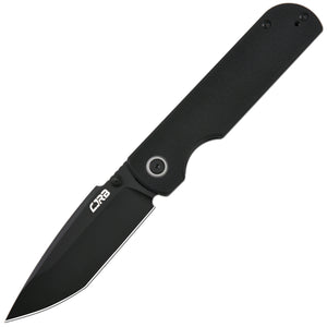 CJRB Nova J1937 AR-RPM9 Steel Blade G10 Handle Folding Knives - Black PVD / Black (J1937-BBK)