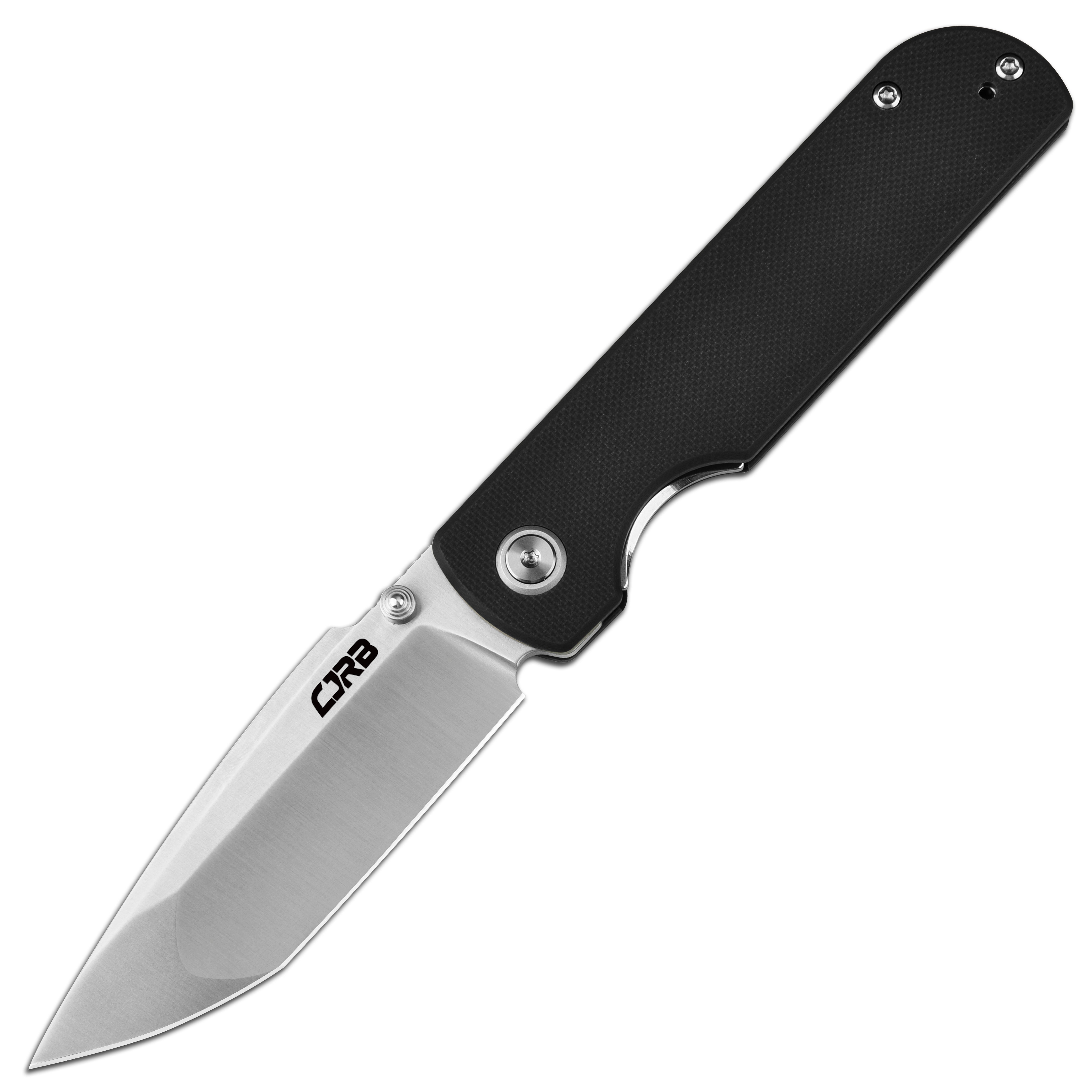 CJRB Nova J1937 AR-RPM9 Steel Blade G10 Handle Folding Knives - Sand Polish / Black (J1937-BK)