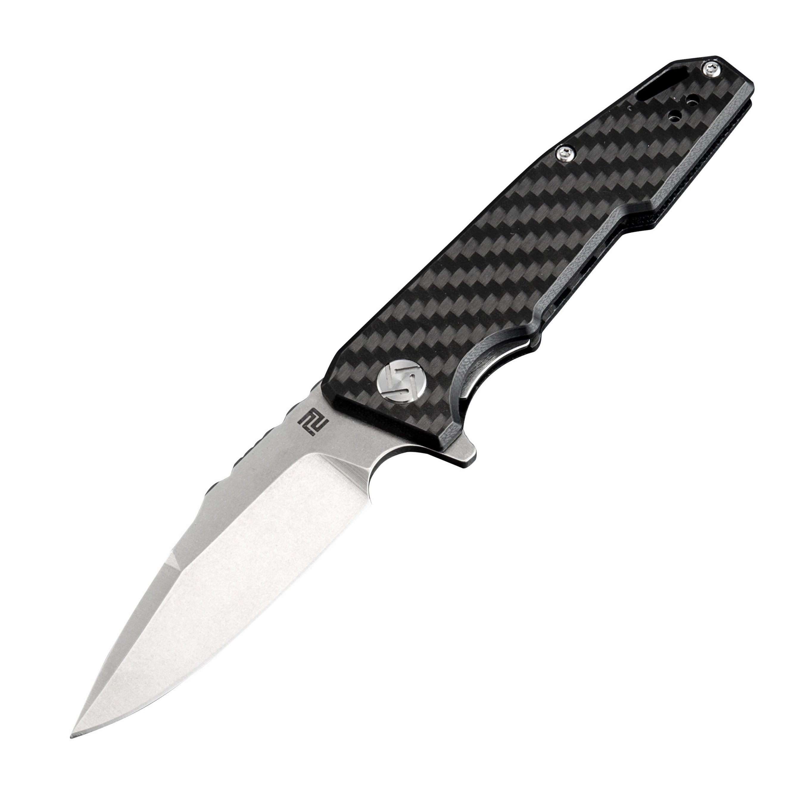 Artisan Cutlery Predator ATZ-1706PS D2 Blade Carbon Fiber Handle Folding Knives