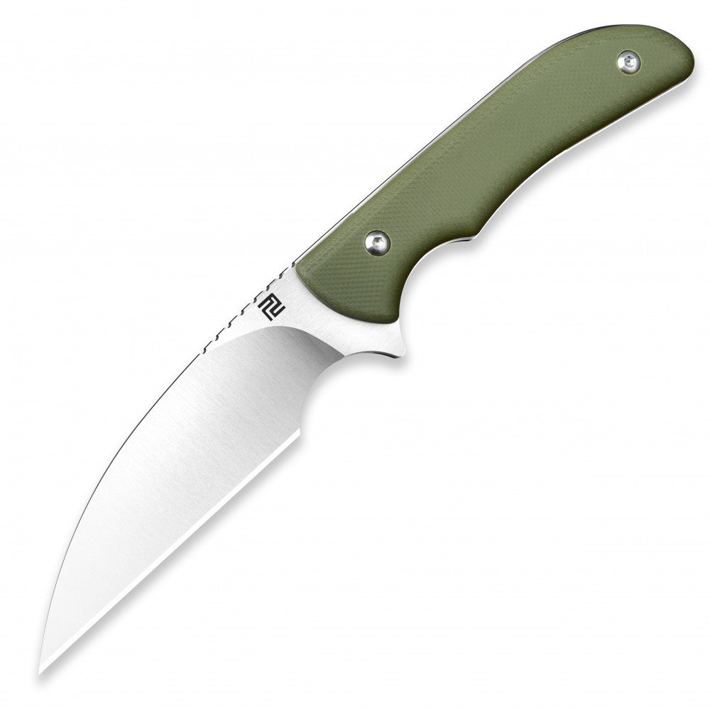 Artisan Cutlery Sea Snake ATZ-1842B  AR-RPM9 Steel Blade G10 Handle Fixed Blade Knives - Green (1842B-GN)