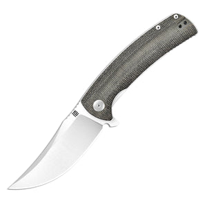 Artisan Cutlery Arroyo ATZ-1845P AR-RPM9 Steel Blade Micarta Handle Folding Knives