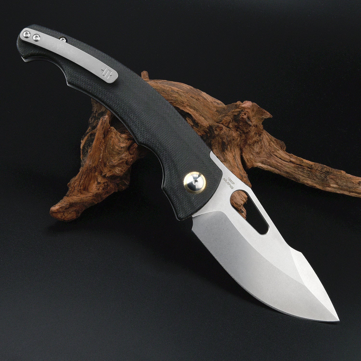 Artisan Cutlery Xcellerator ATZ-1860P AR-RPM9 Blade Micarta Handle Folding Knives