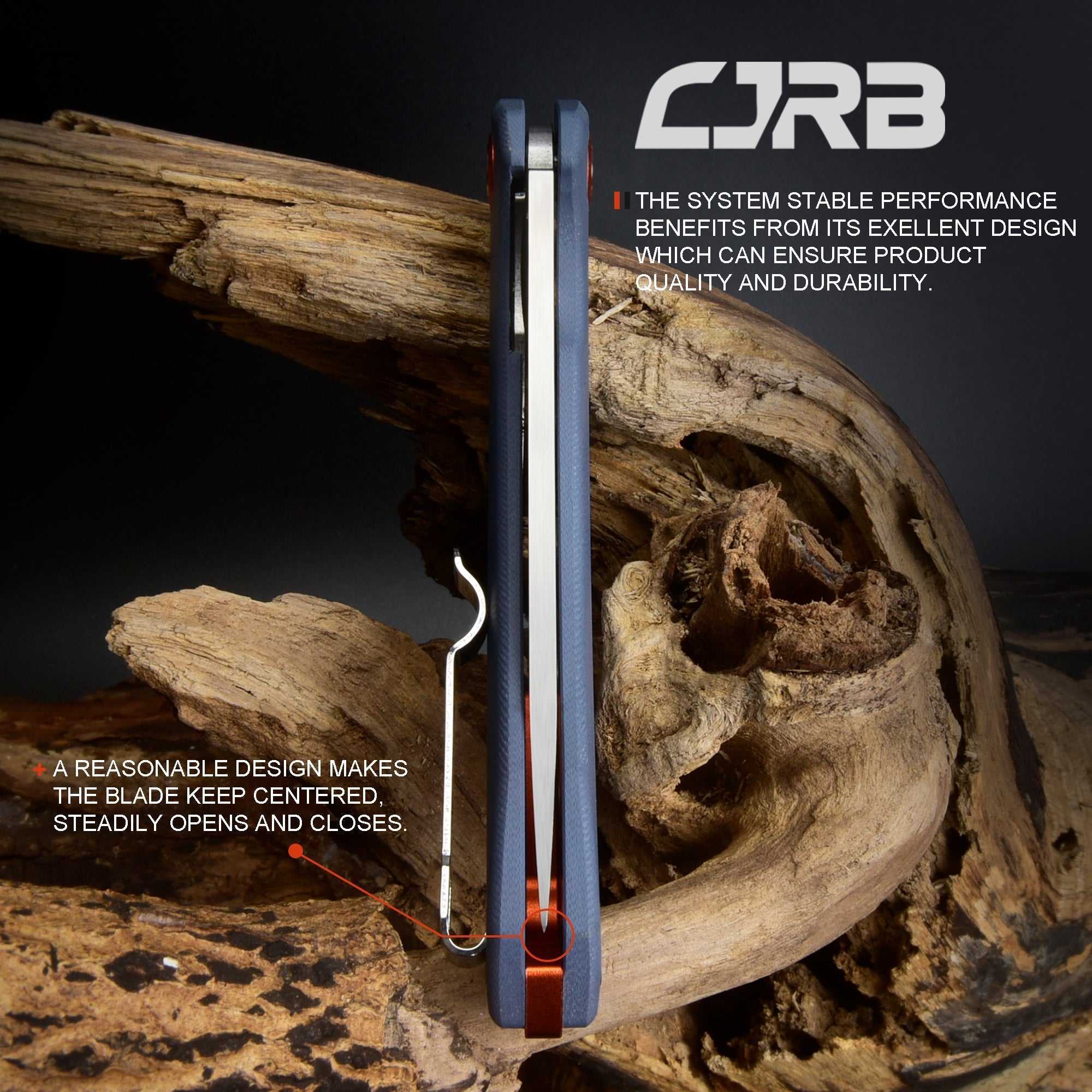 Cjrb Gobi J1906 AR-RPM9 Blade G10(Contoured & Cnc Pattern Texture) Handle Folding Knives - Gray (J1906-GYC)