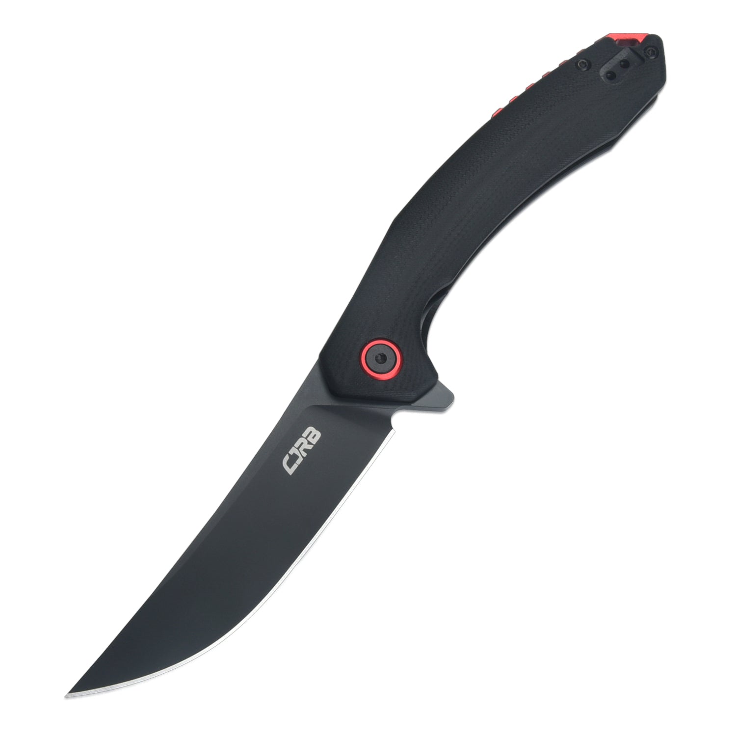 CJRB Gobi J1906 AR-RPM9 Steel Black PVD Blade G10 Handle Folding Knives - Black (J1906-BBKC)