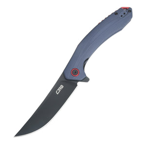 CJRB Gobi J1906 AR-RPM9 Steel Black Pvd Blade G10 Handle Folding Knives - Gray (J1906-BGYC)