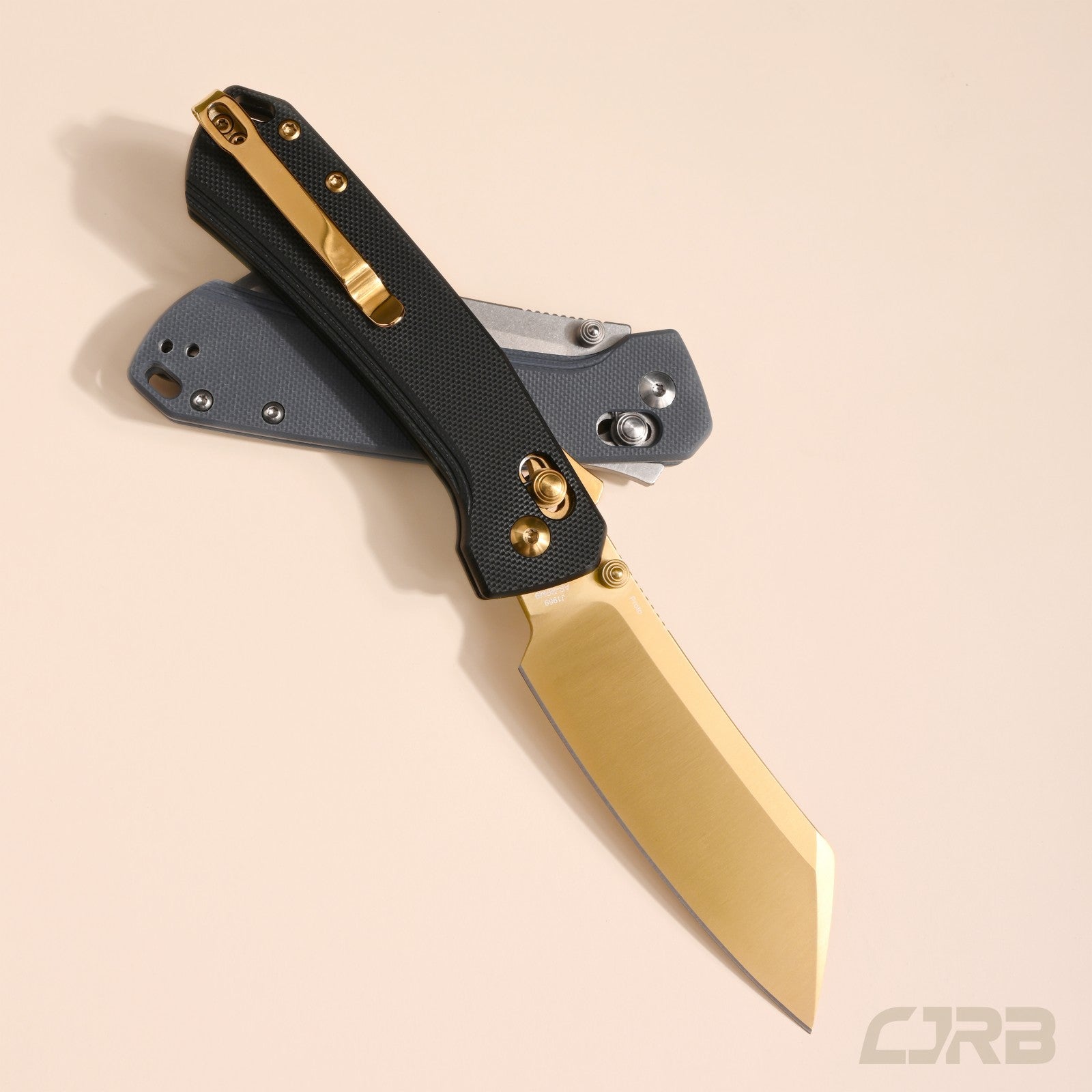 CJRB Ranger J1969 AR-RPM9 Steel Blade G10 Handle Folding Knives (Prototype)