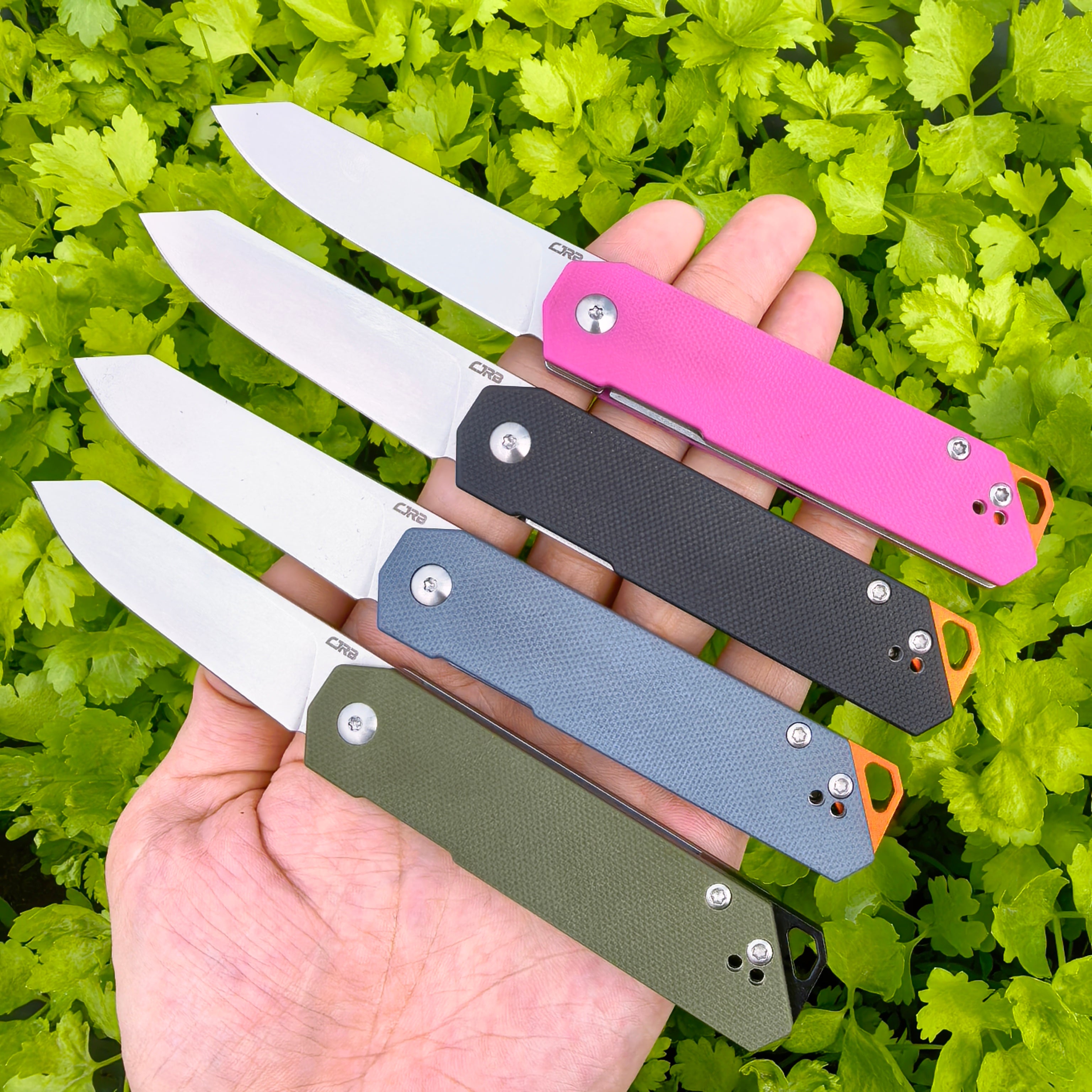 CJRB  Prototype Prep J1973 AR-RPM9 Steel Blade G10 Handle Folding Knives