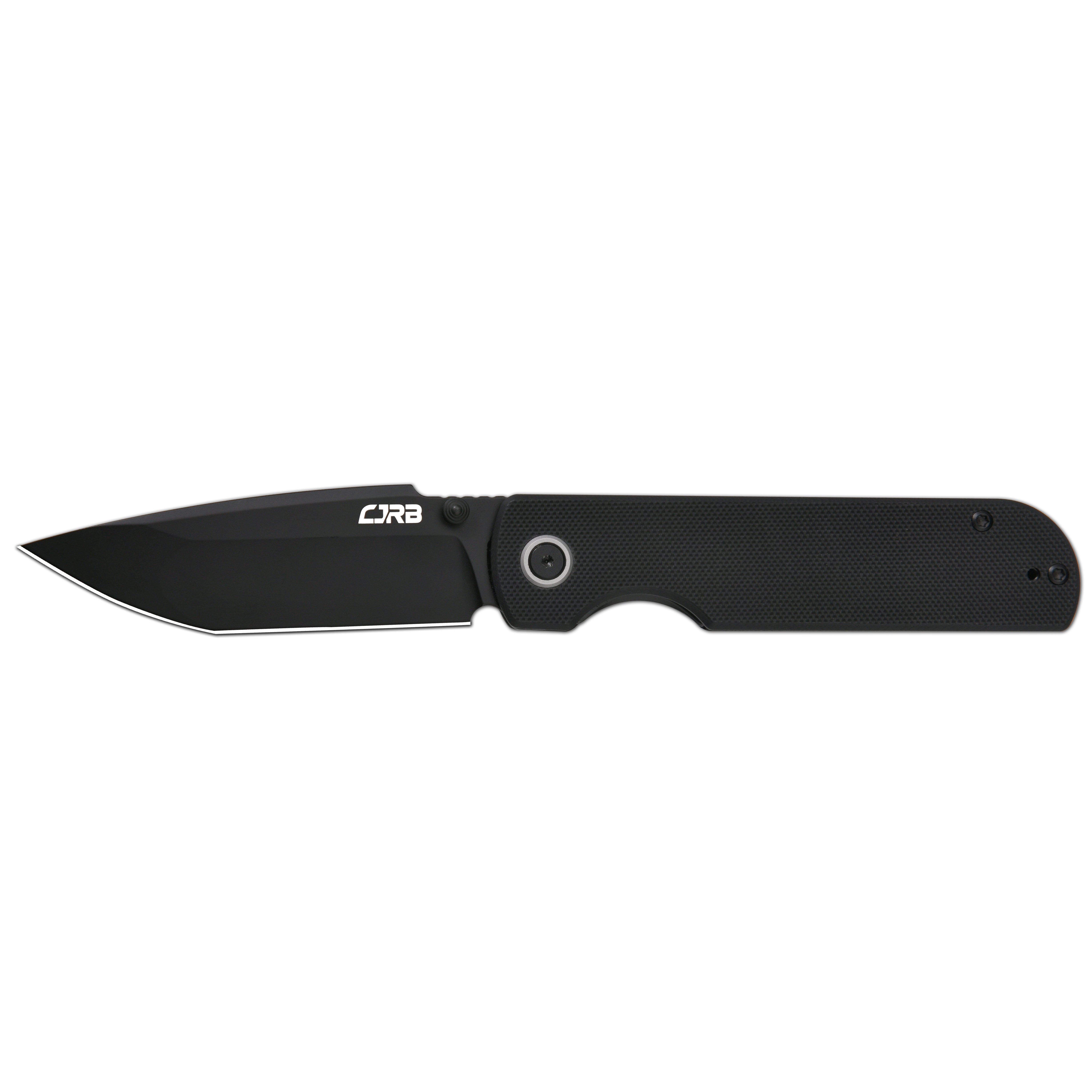 CJRB Nova J1937 AR-RPM9 Steel Blade G10 Handle Folding Knives - Black PVD / Black (J1937-BBK)