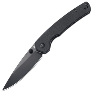 CJRB Kain J1956-BBK folding knife with black PVD AR-RPM9 blade