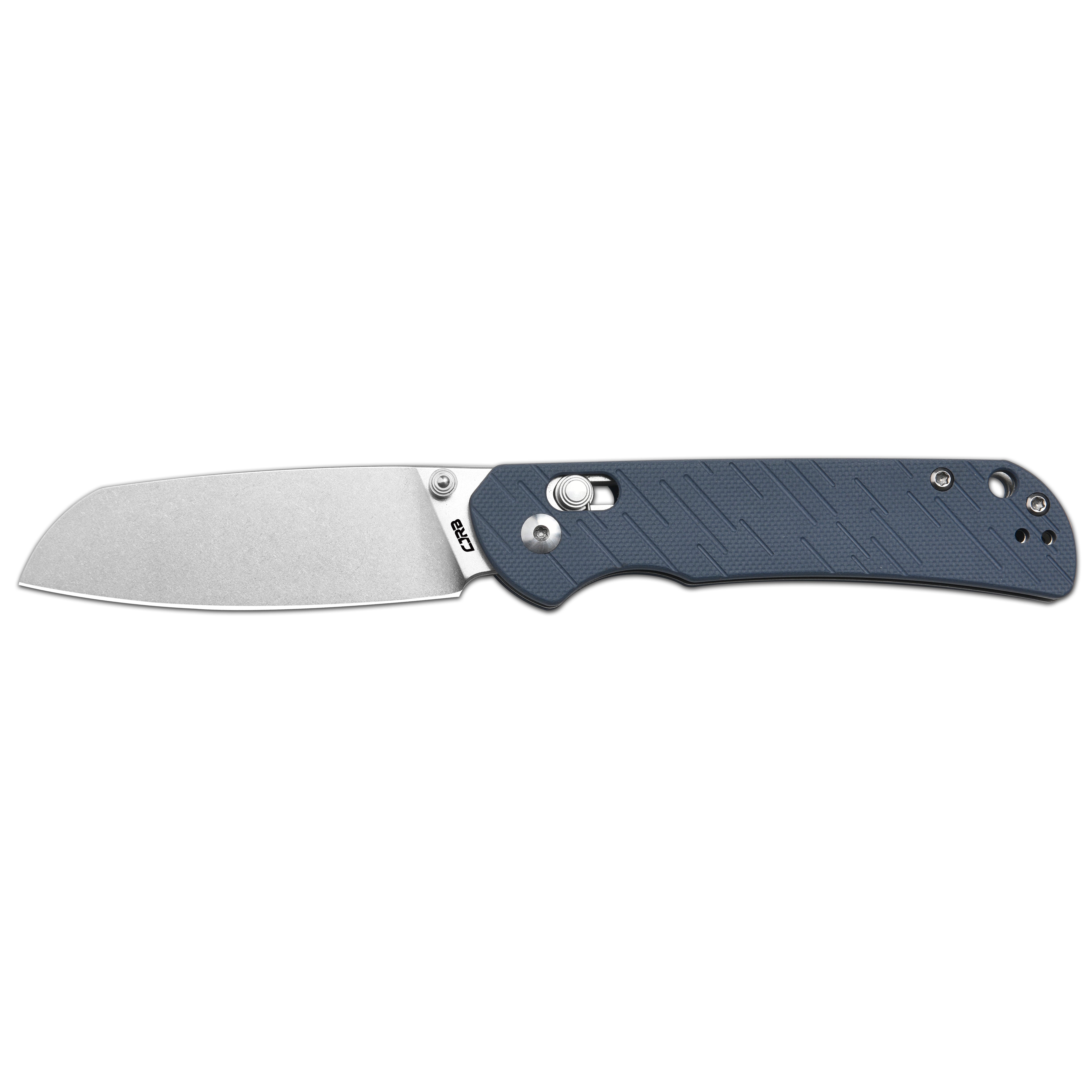 CJRB Lyrid J1953 AR-RPM9 Steel Blade G10 Handle Folding Knives - Stone Wash/Gray G10 (J1953-GY)