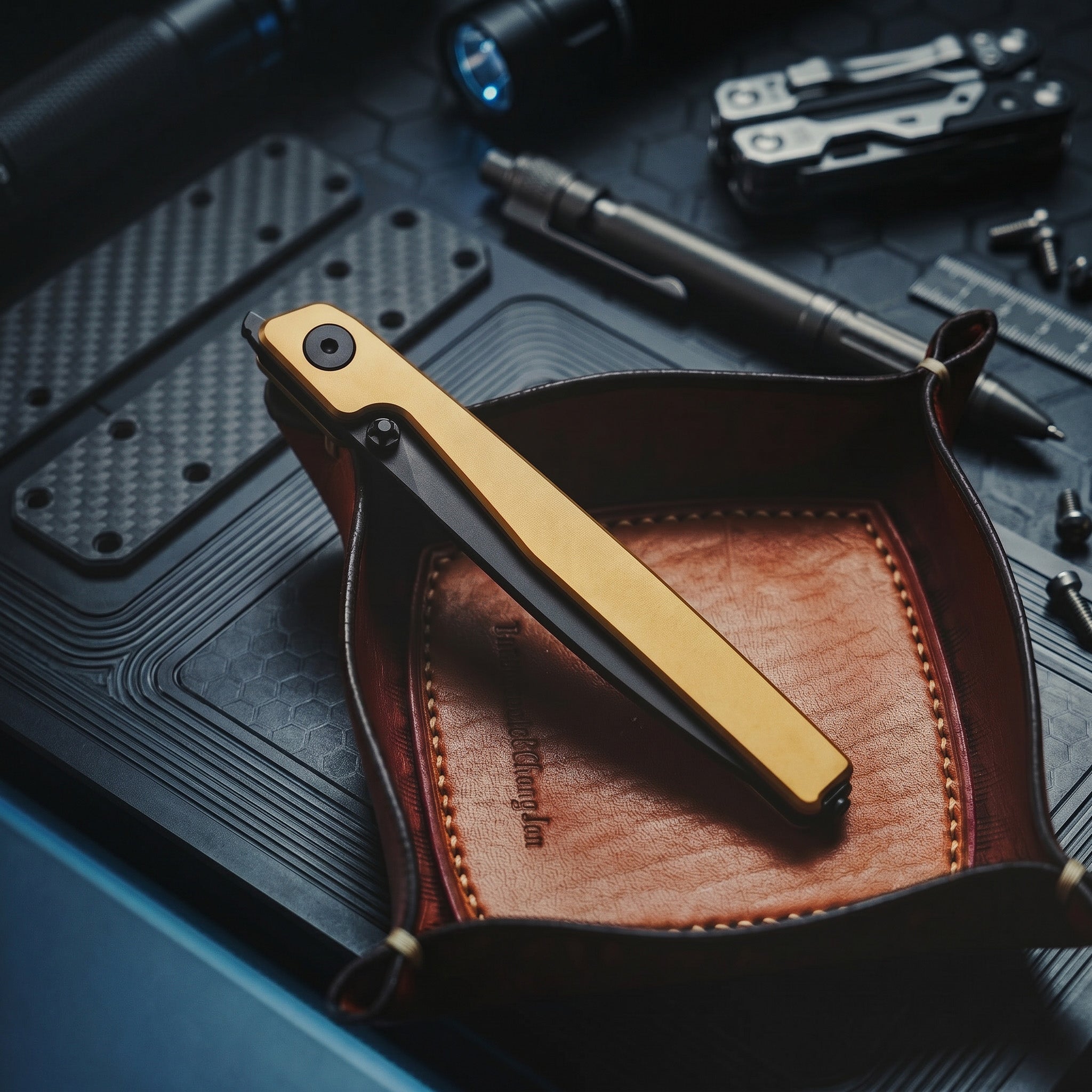 CJRB Lanky J1965G-GL S90V Folding Knife