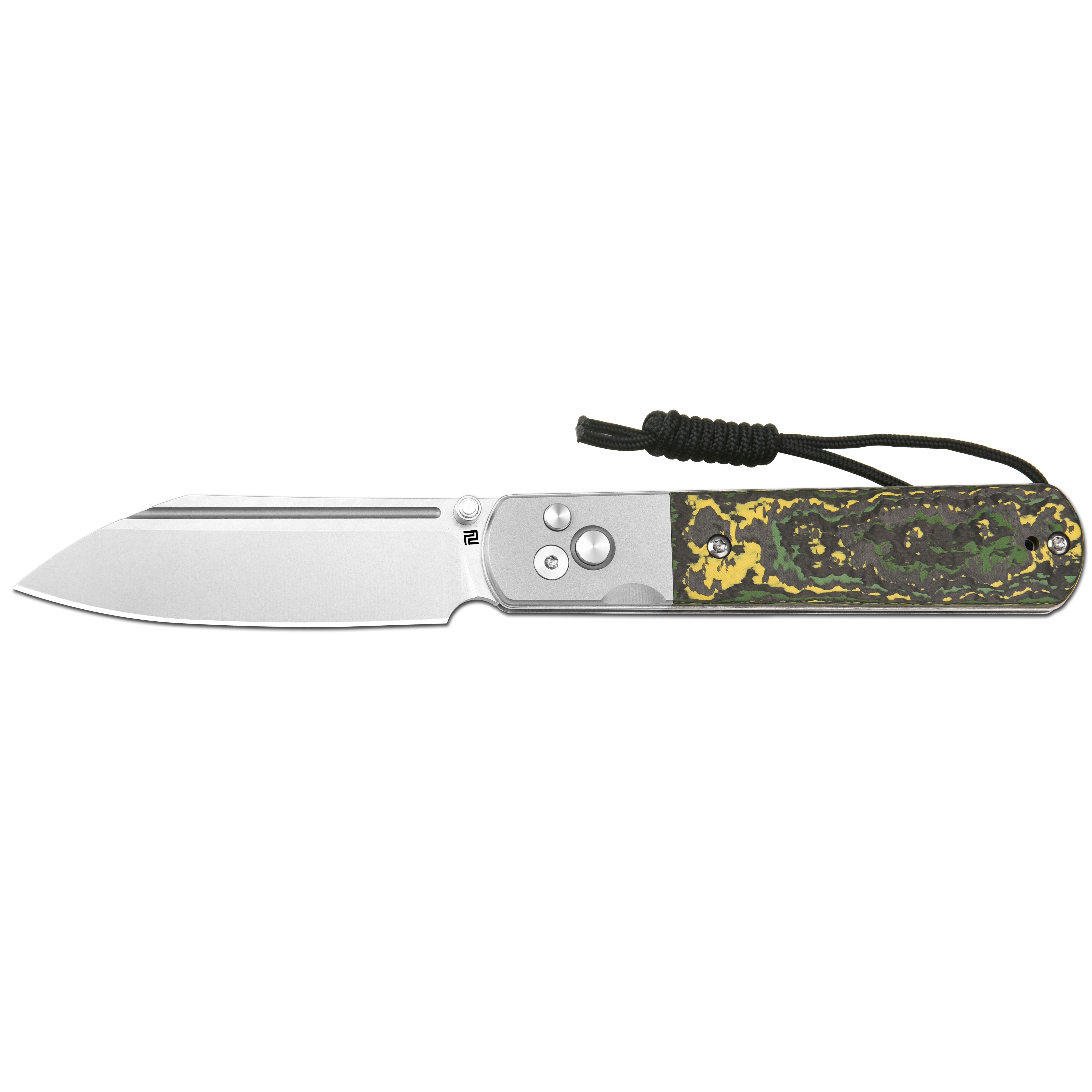 Artisan Cutlery Holm 1875 S90V Steel Blade TItanium and Fat Carbon Handle Folding Knives(Christmas Exclusive)