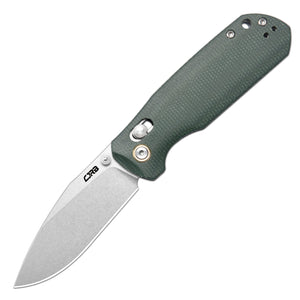 CJRB Maximal J1954 AR-RPM9 Blade Micarta Handle Folding Knives - Stone Wash Blade (J1954-MGN)