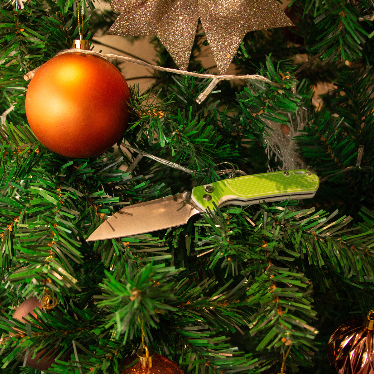 CJRB Pyrite-Light J1945 AR-RPM9 Steel G10 Handle Folding Knives (Holiday Exclusive) - Black&Red G10 (J1945-BRE)