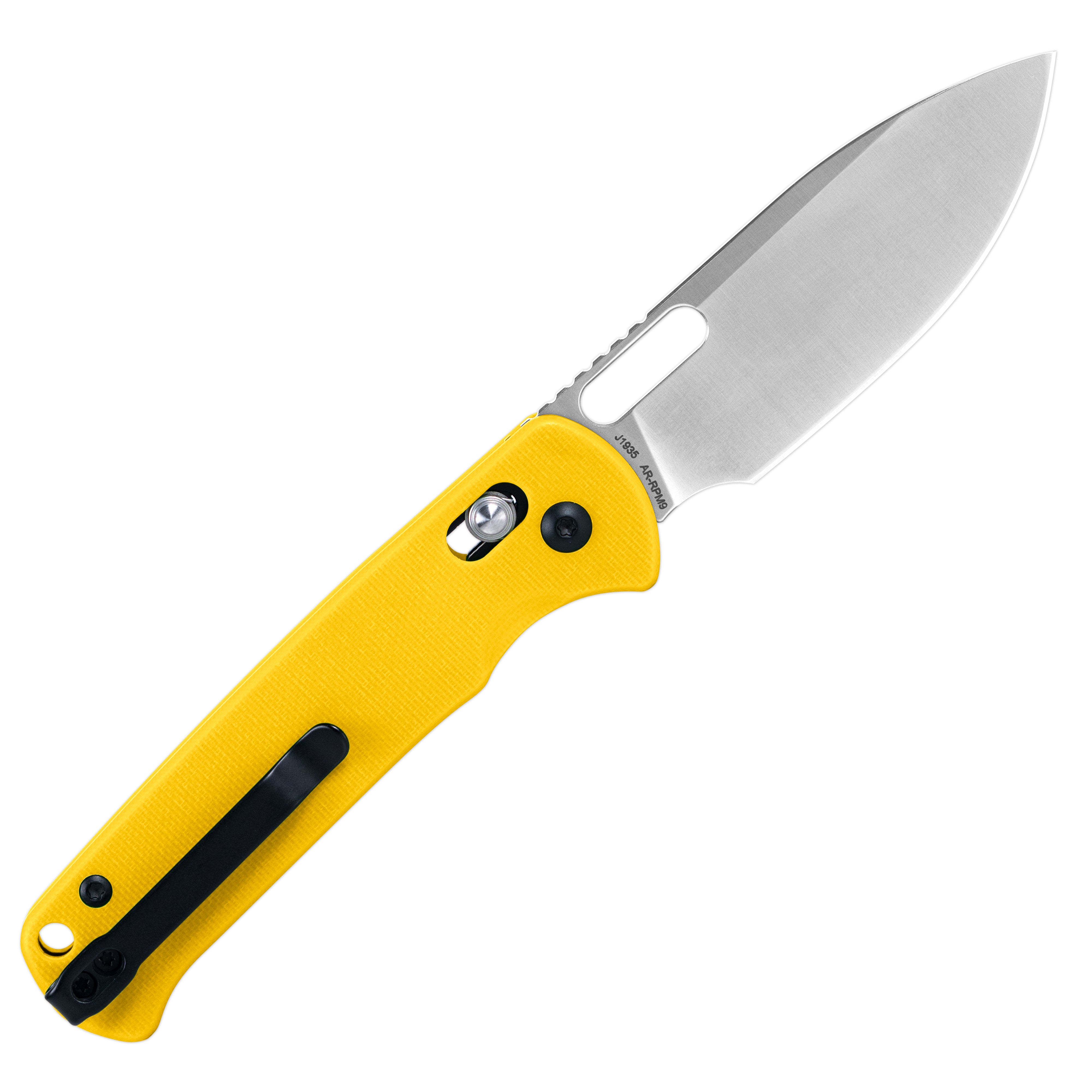 CJRB Hectare J1935 AR-RPM9 Steel Blade G10 Handle Folding Knives