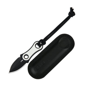 CJRB Knap J1940 AR-RPM9 Steel Blade G10 Fixed Blade Knives - White G10 + Black PVD Blade (J1940-BWH)