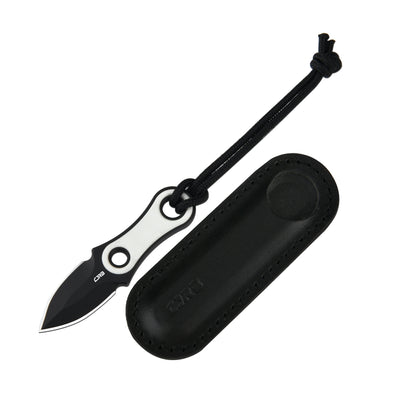 CJRB Knap J1940 AR-RPM9 Steel Blade G10 Fixed Blade Knives - White G10 + Black PVD Blade (J1940-BWH)