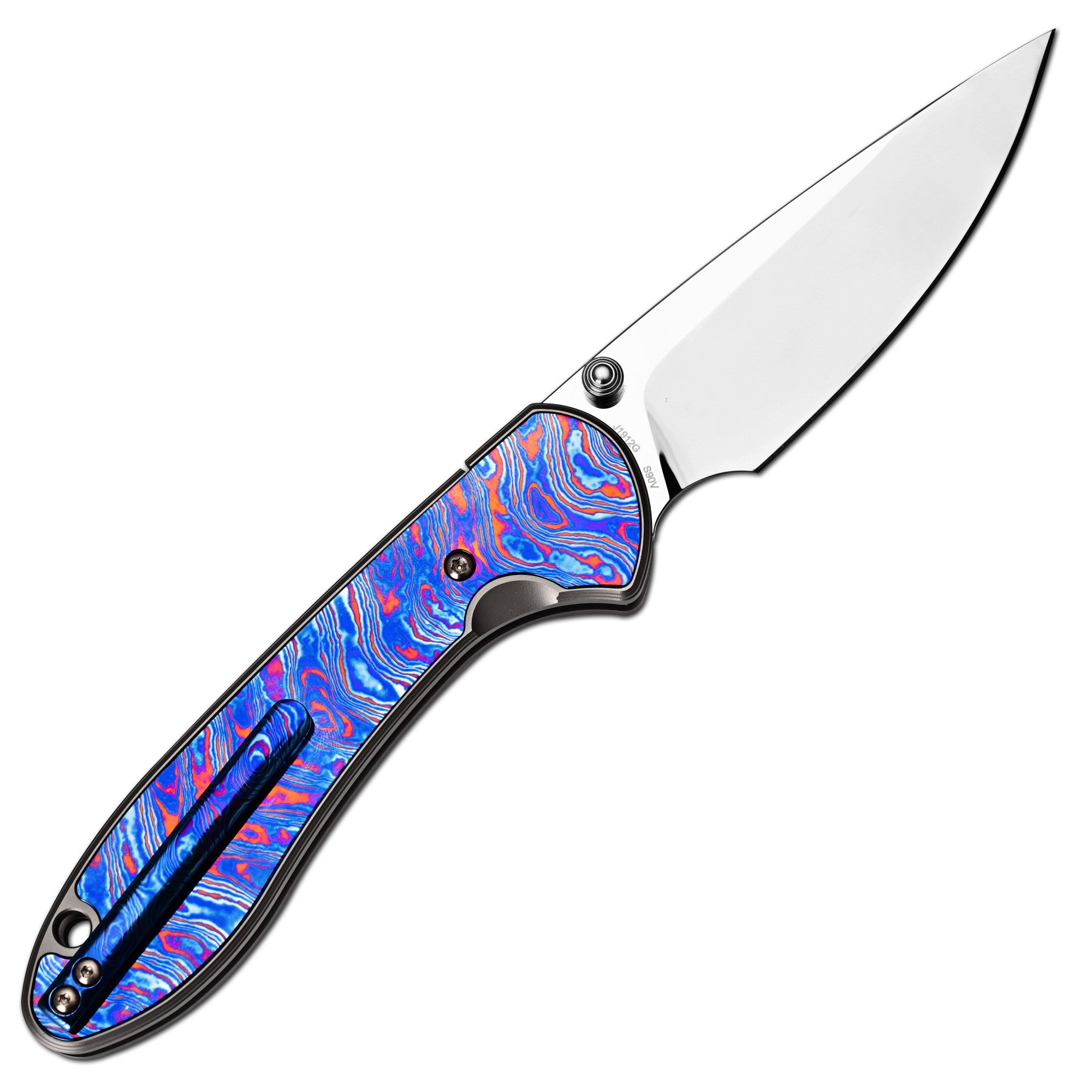 Building the Feldspar: Titanium Damascus Top-Framelock Deluxe