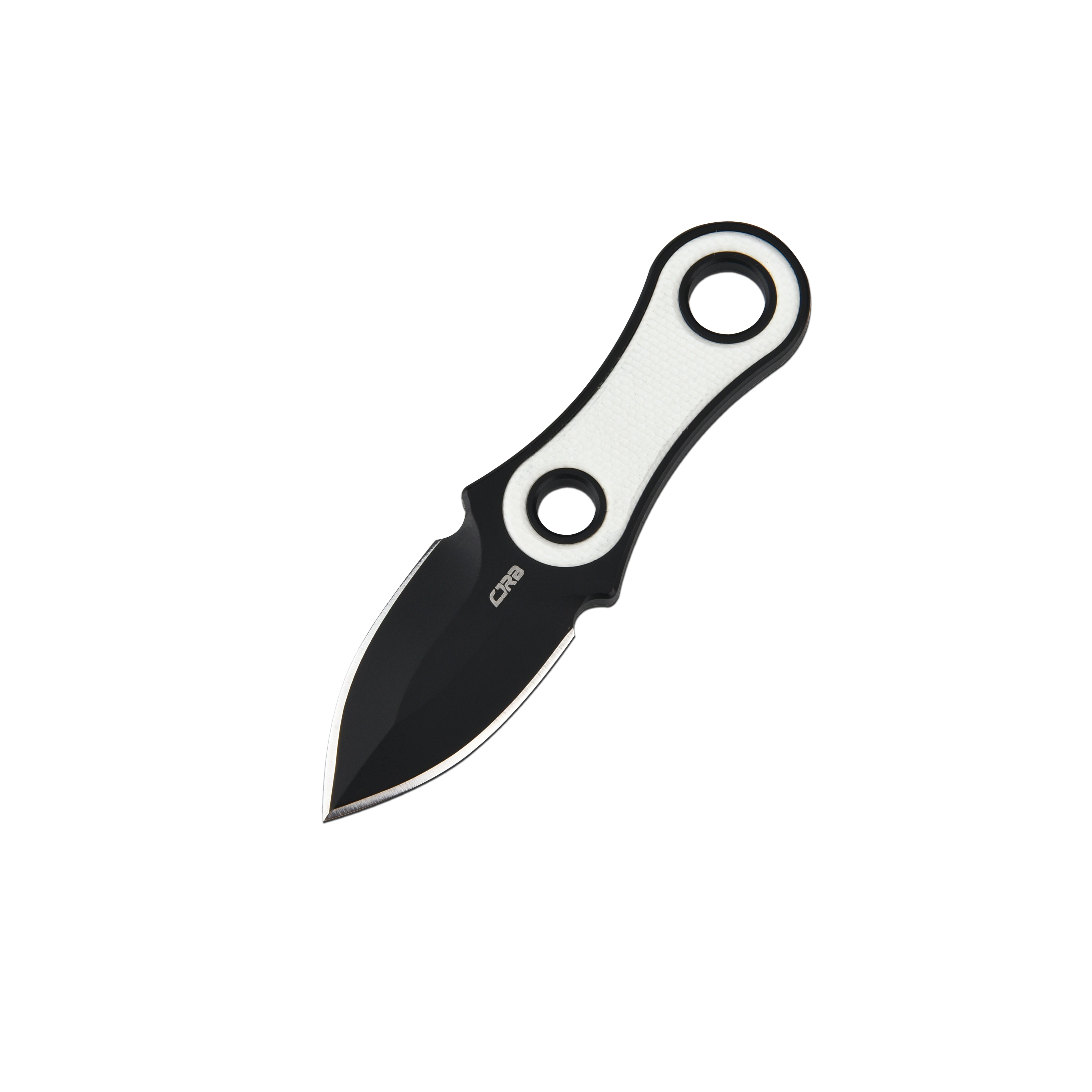 CJRB Knap J1940 AR-RPM9 Steel Blade G10 Fixed Blade Knives - White G10 + Black PVD Blade (J1940-BWH)