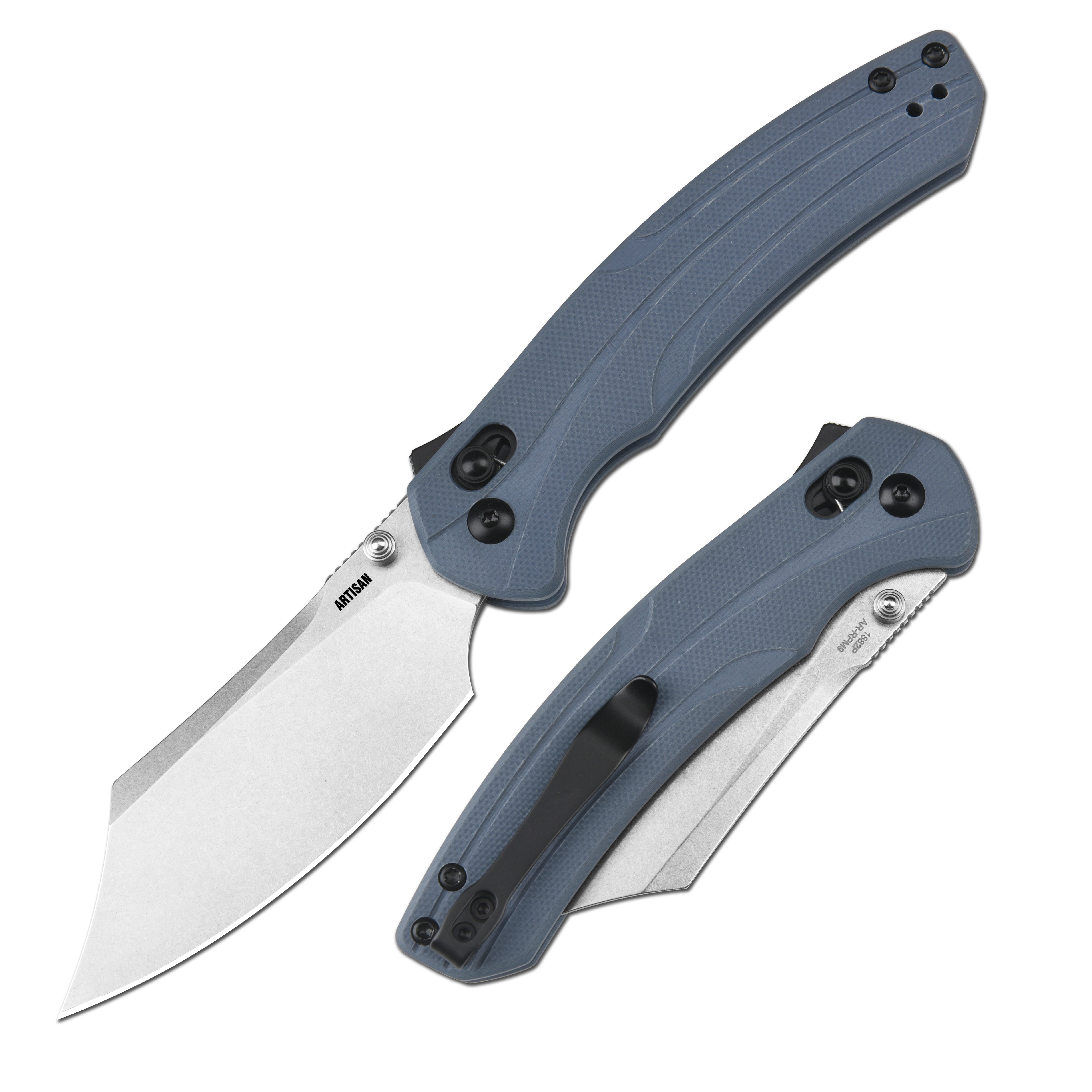 Artisan Cutlery Simoon ATZ-1882 AR-RPM9 Steel Blade G10 Handle Folding Knives