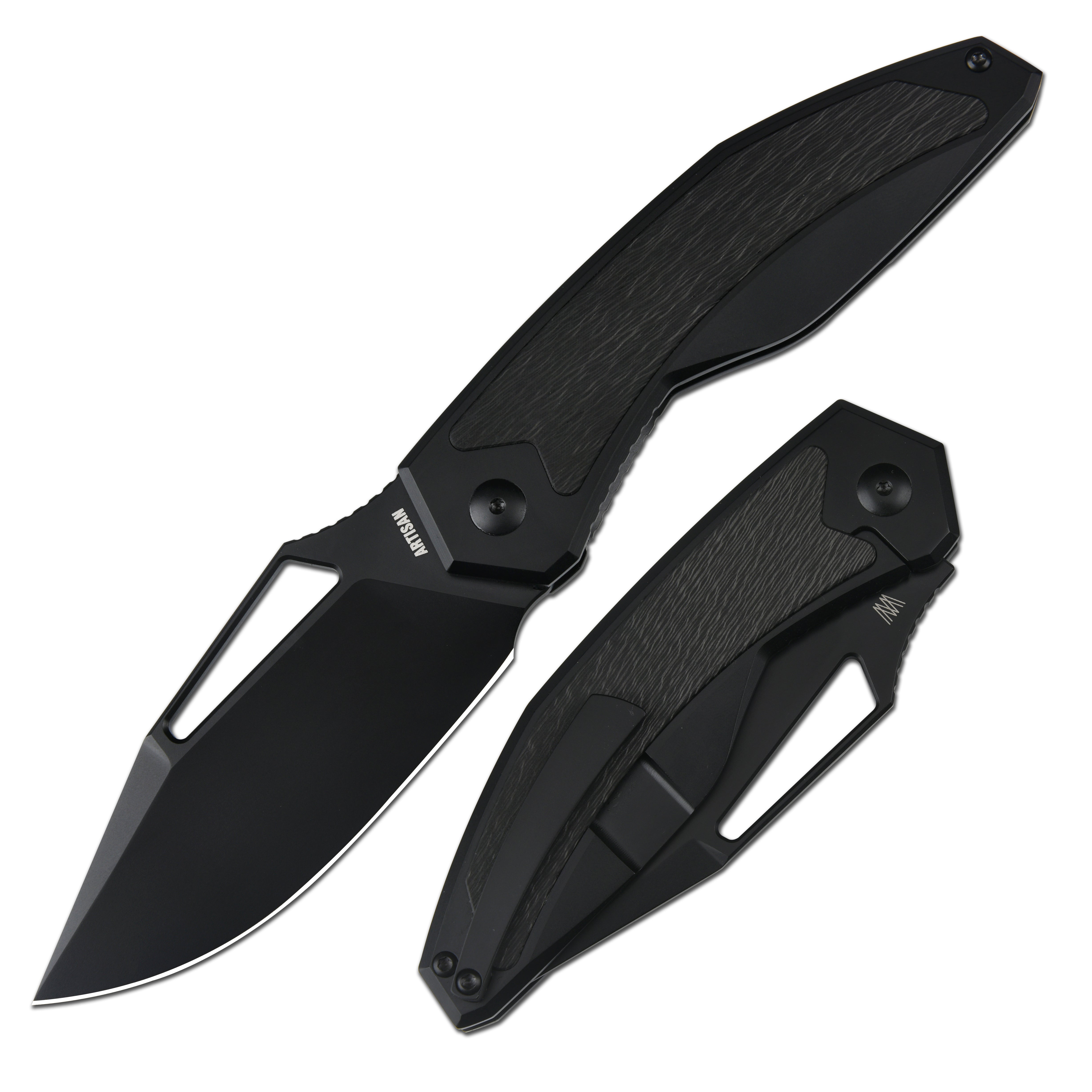 Artisan Cutlery Fragarach ATZ-1879G S90V Blade Titanium Handle Folding Knives