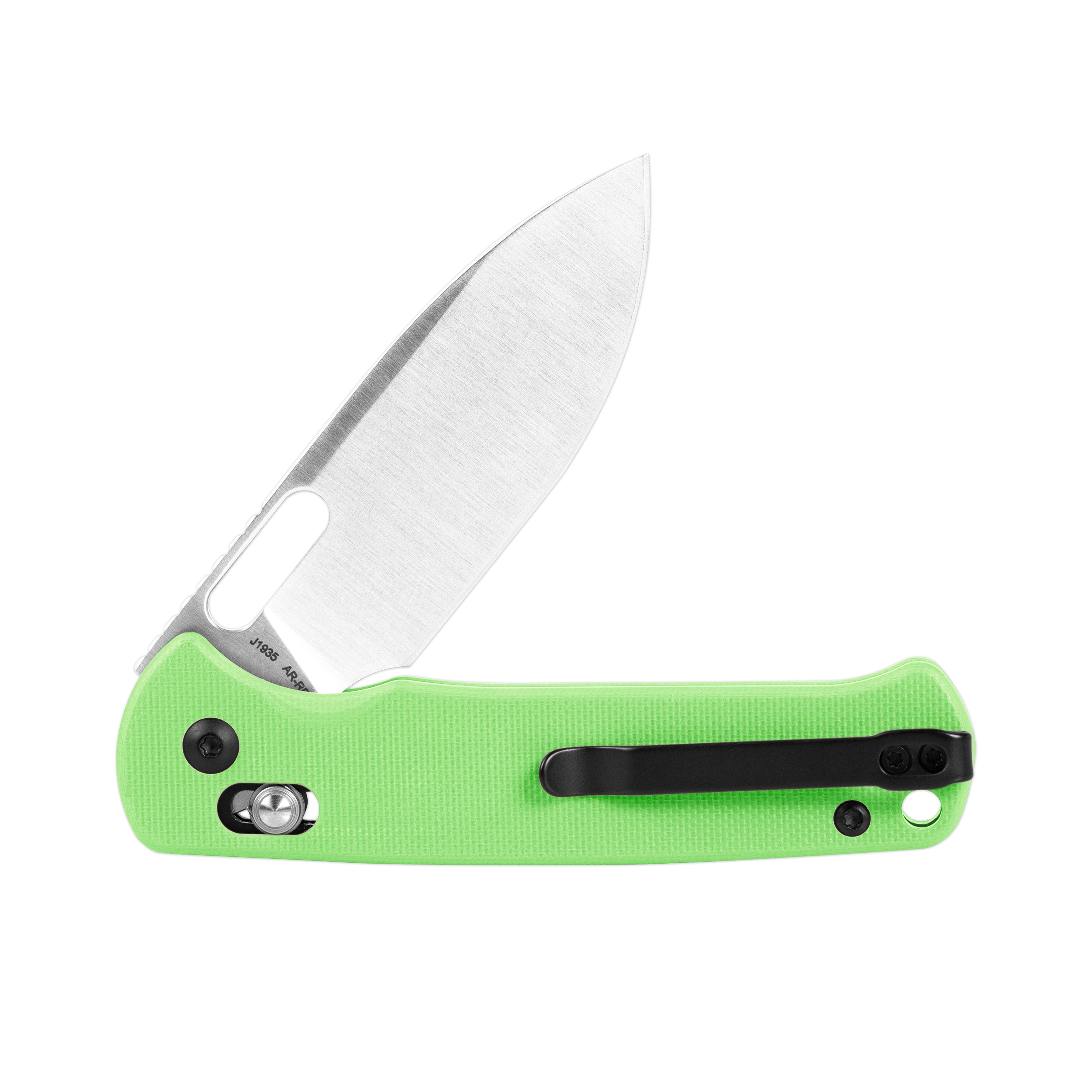 CJRB Hectare J1935 AR-RPM9 Steel Blade G10 Handle Folding Knives - Green (J1935-GN)