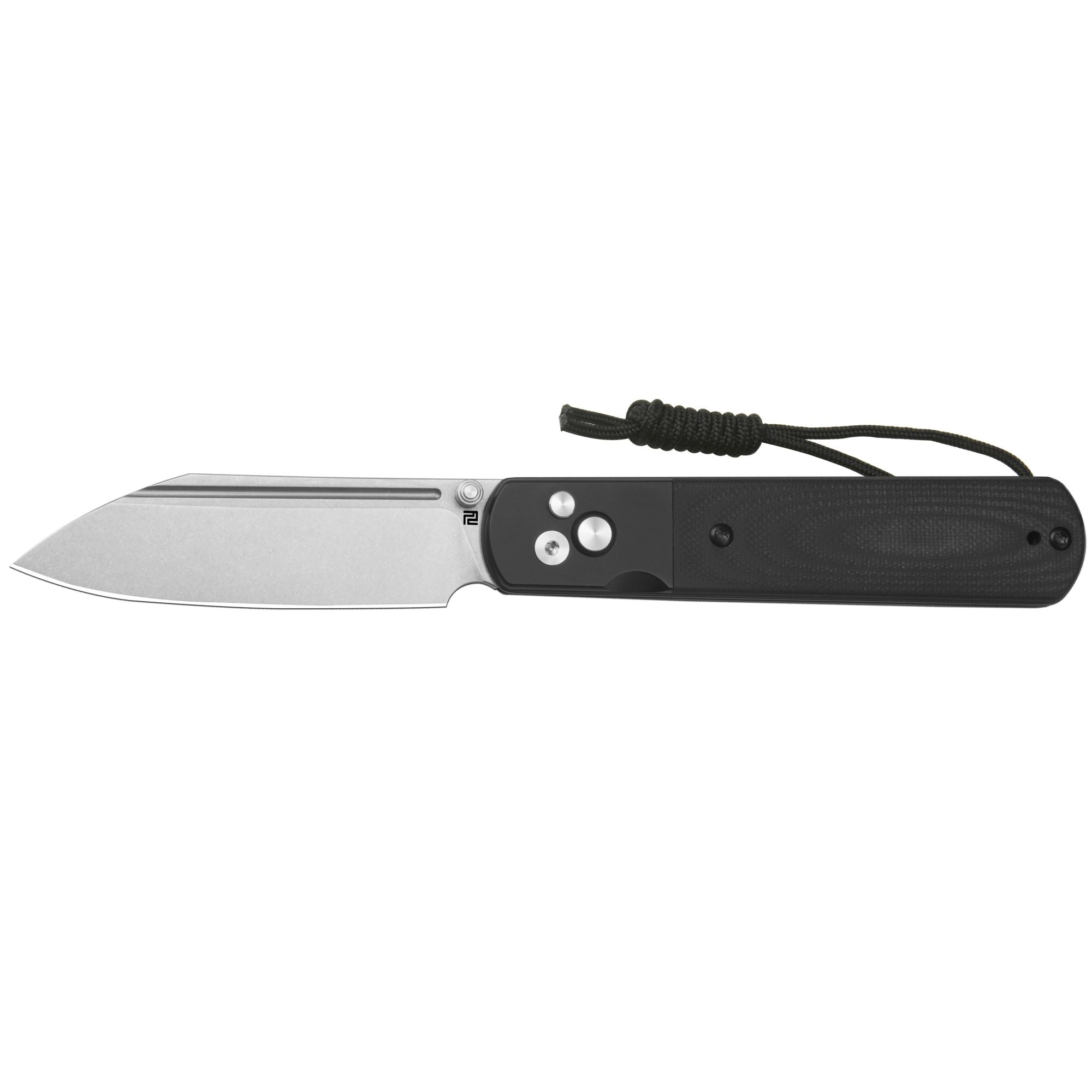 Artisan Cutlery Holm 1875P AR-RPM9 Steel Blade G10 Handle Folding Knives - Black PVD Steel+Black G10 Inlay+Black PVD Steel Liner (1875P-BK)