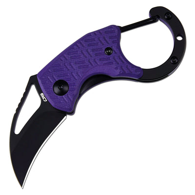 CJRB Anansi J1964 AR-RPM9 Steel Blade G10 Handle Folding Knives (Exclusive) - Purple (J1964-BVT)