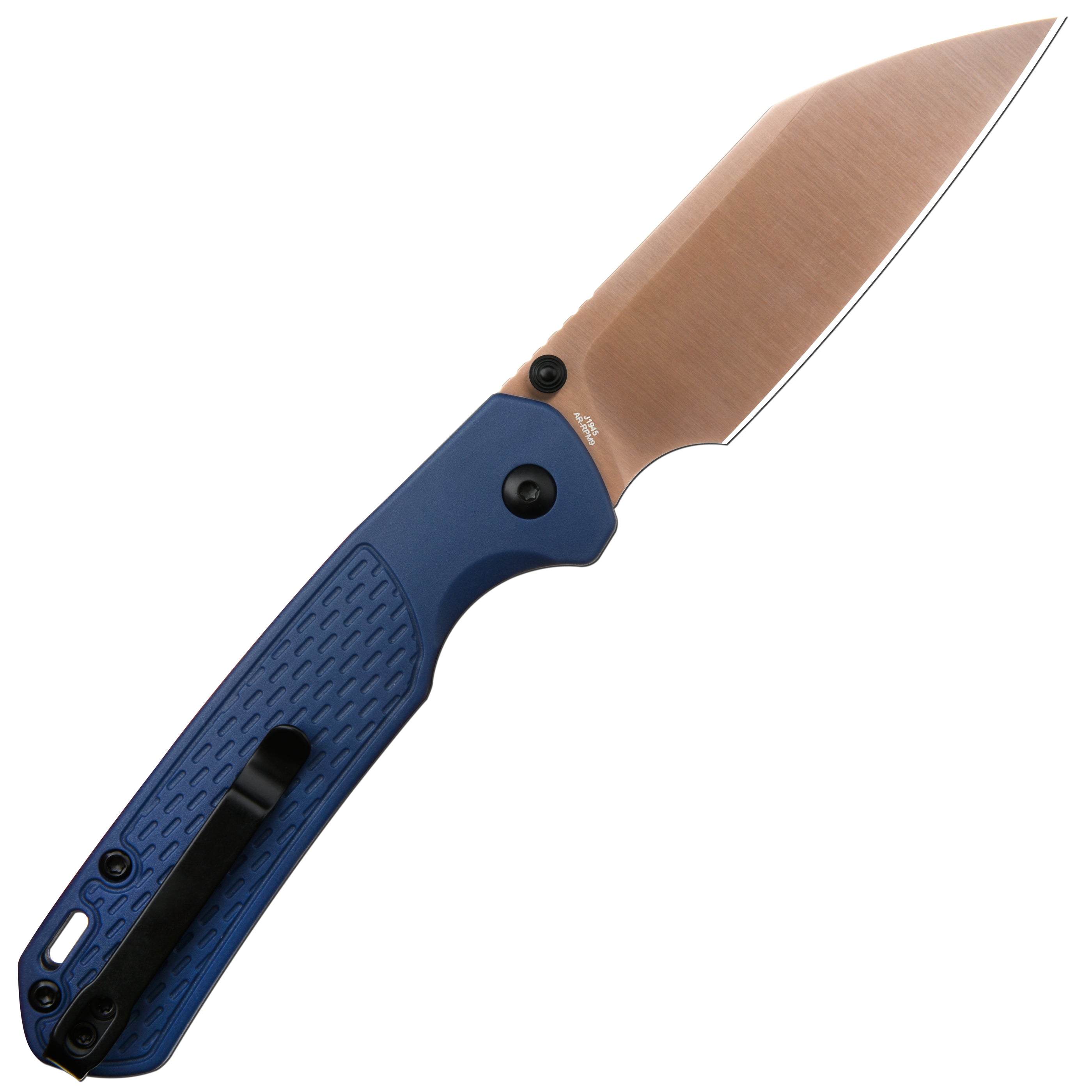 CJRB Pyrite-Light J1945 AR-RPM9 Steel Rose Gold Blade FRN Handle ...