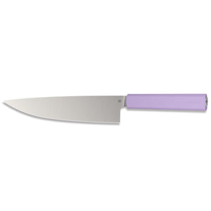 Butterfork Purest 8” Chef's Knife, AR-RPM9 Stainless Steel, Replaceable ABS Handle, Mist Violet