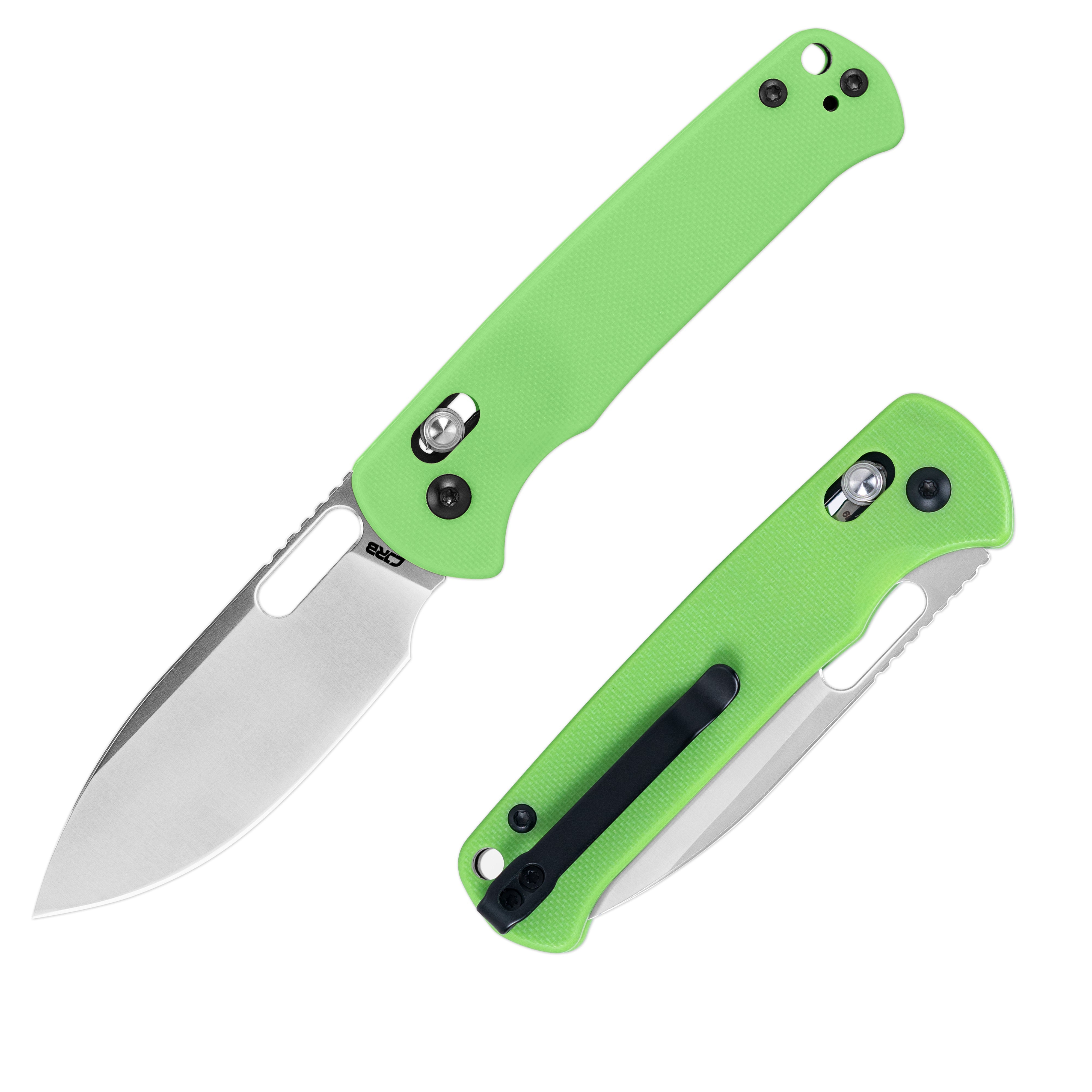 CJRB Hectare J1935 AR-RPM9 Steel Blade G10 Handle Folding Knives - Green (J1935-GN)
