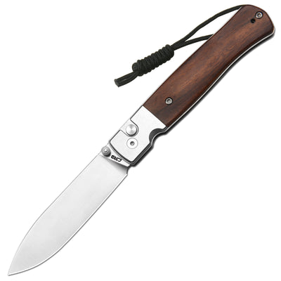 CJRB Glacier J1961 AR-RPM9 Steel Blade Steel and Wood Handle Folding Knives