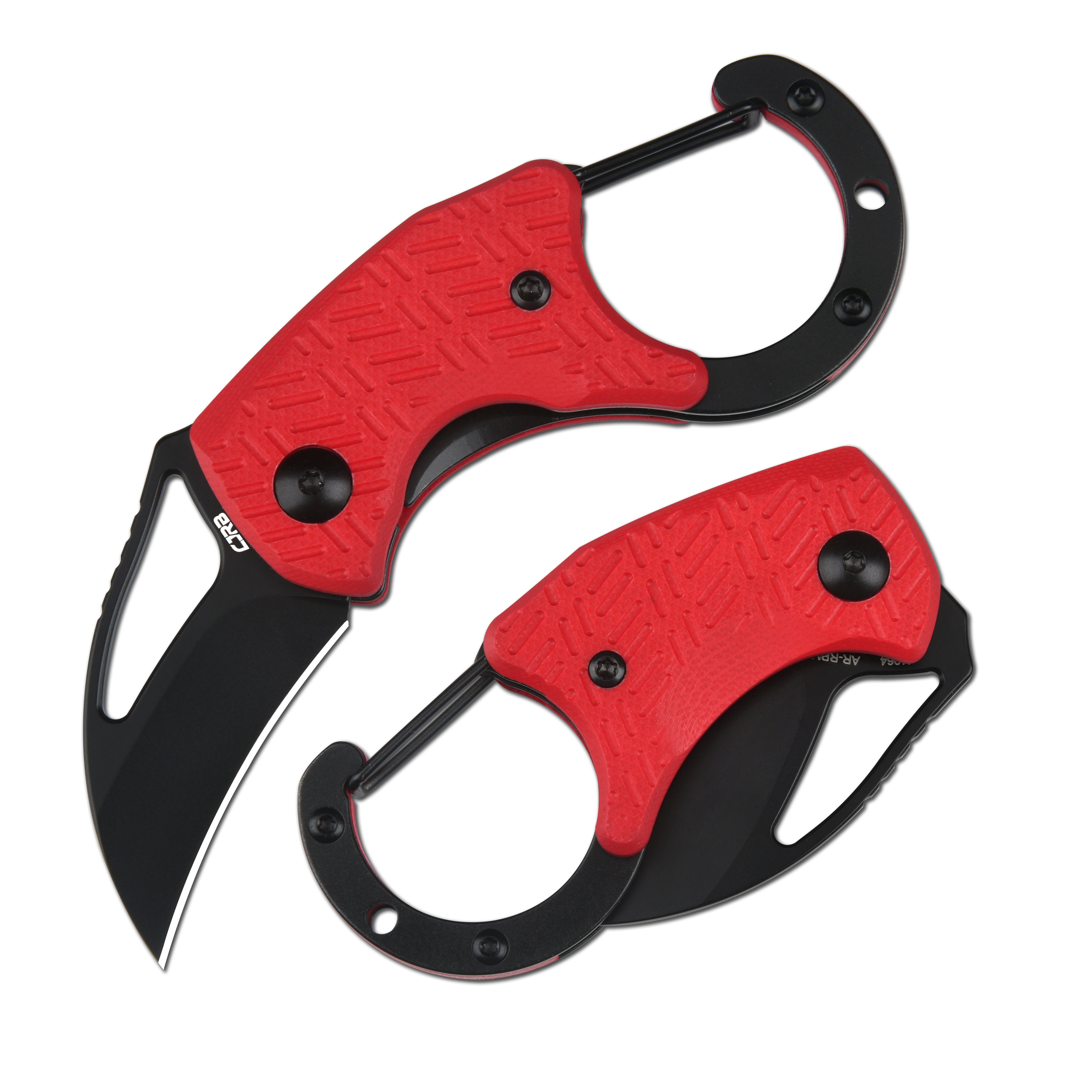 CJRB Anansi J1964 AR-RPM9 Steel Blade G10 Handle Folding Knives (Exclusive) - Red (J1964-BRE)