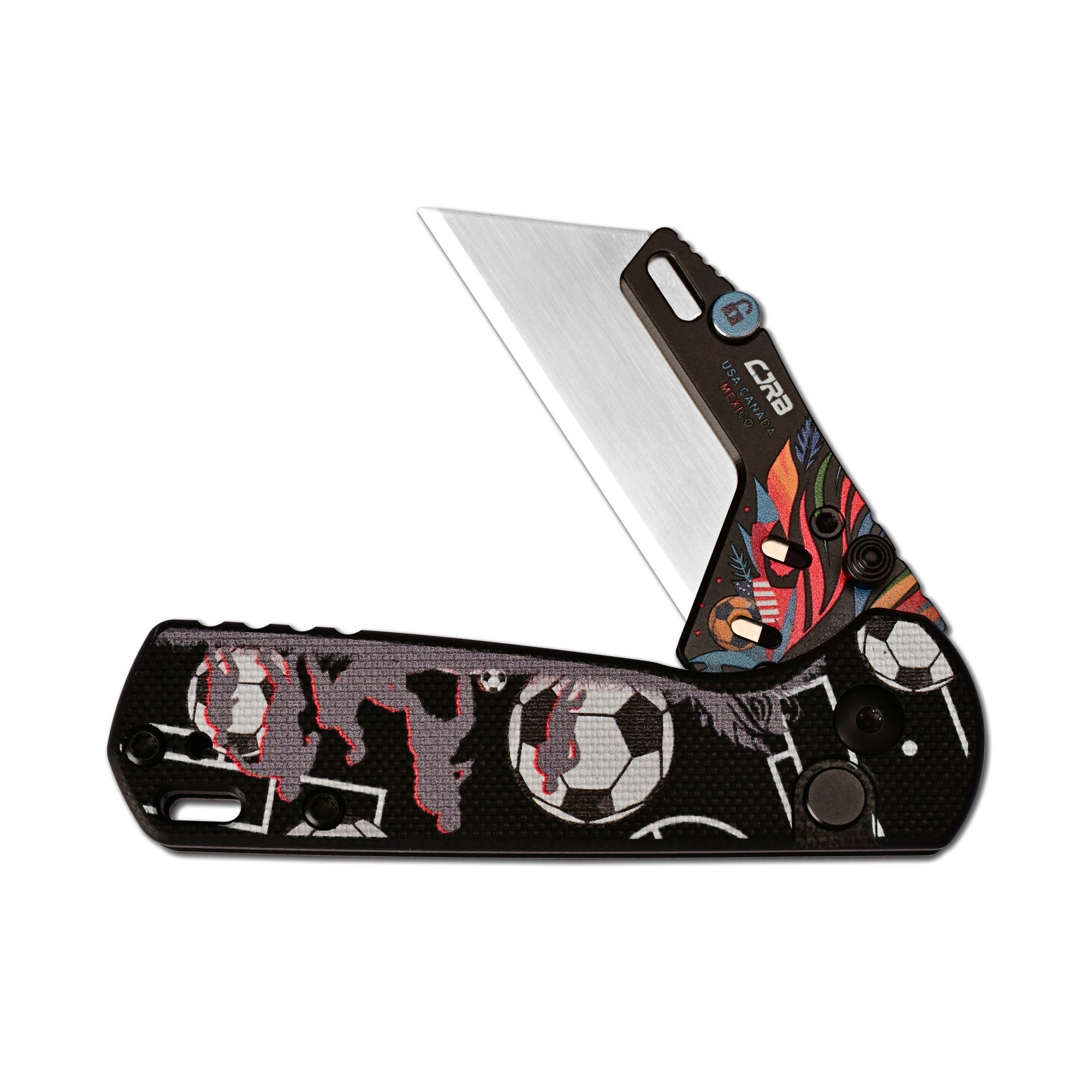 CJRB Boxer J1967 G10 Handle Folding Utility Knife, with 10 Extra Blades, Match Night Black Edition (Exclusive) J1967-BWC