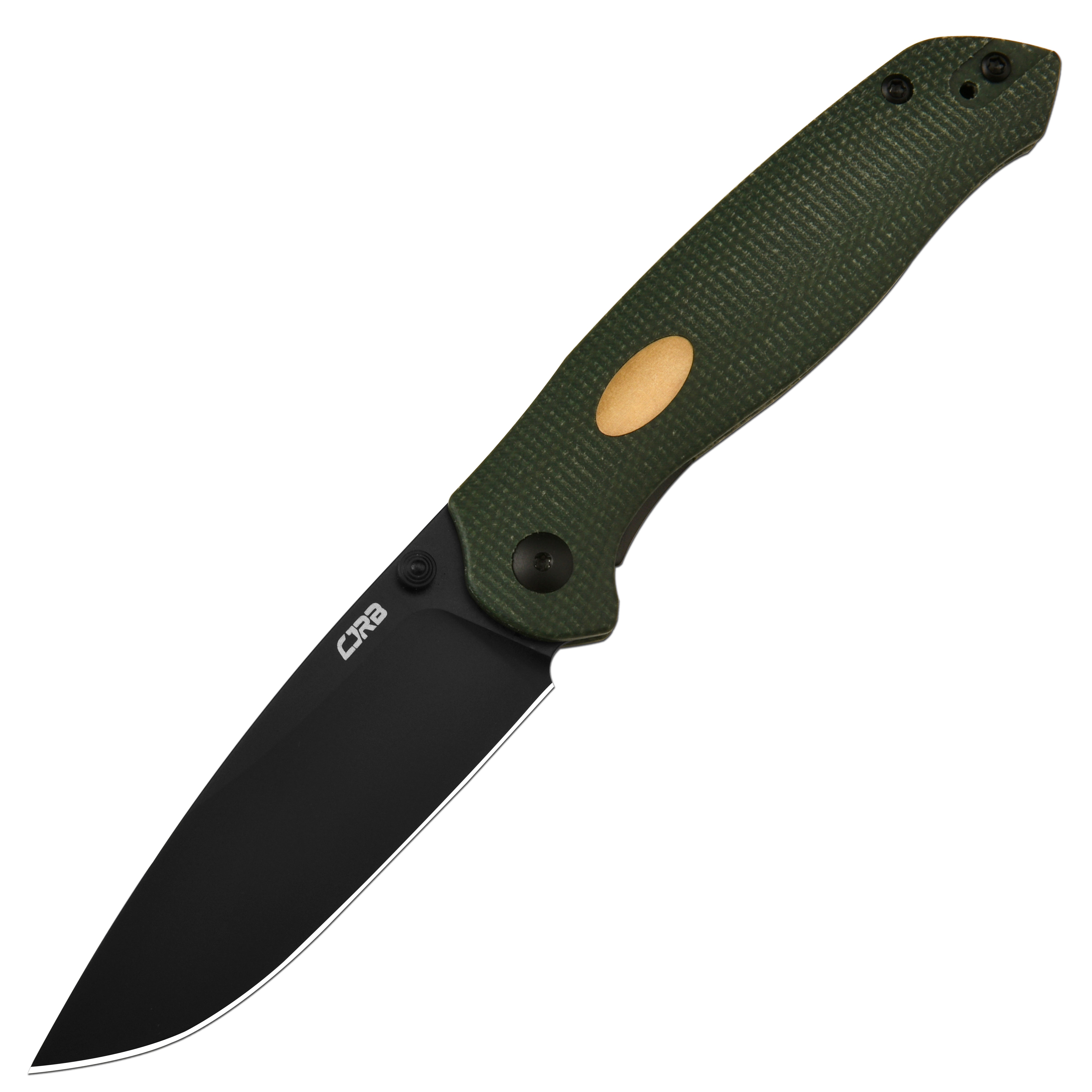 CJRB Aes J1938 AR-RPM9 Steel Blade Micarta Handle Folding Knives