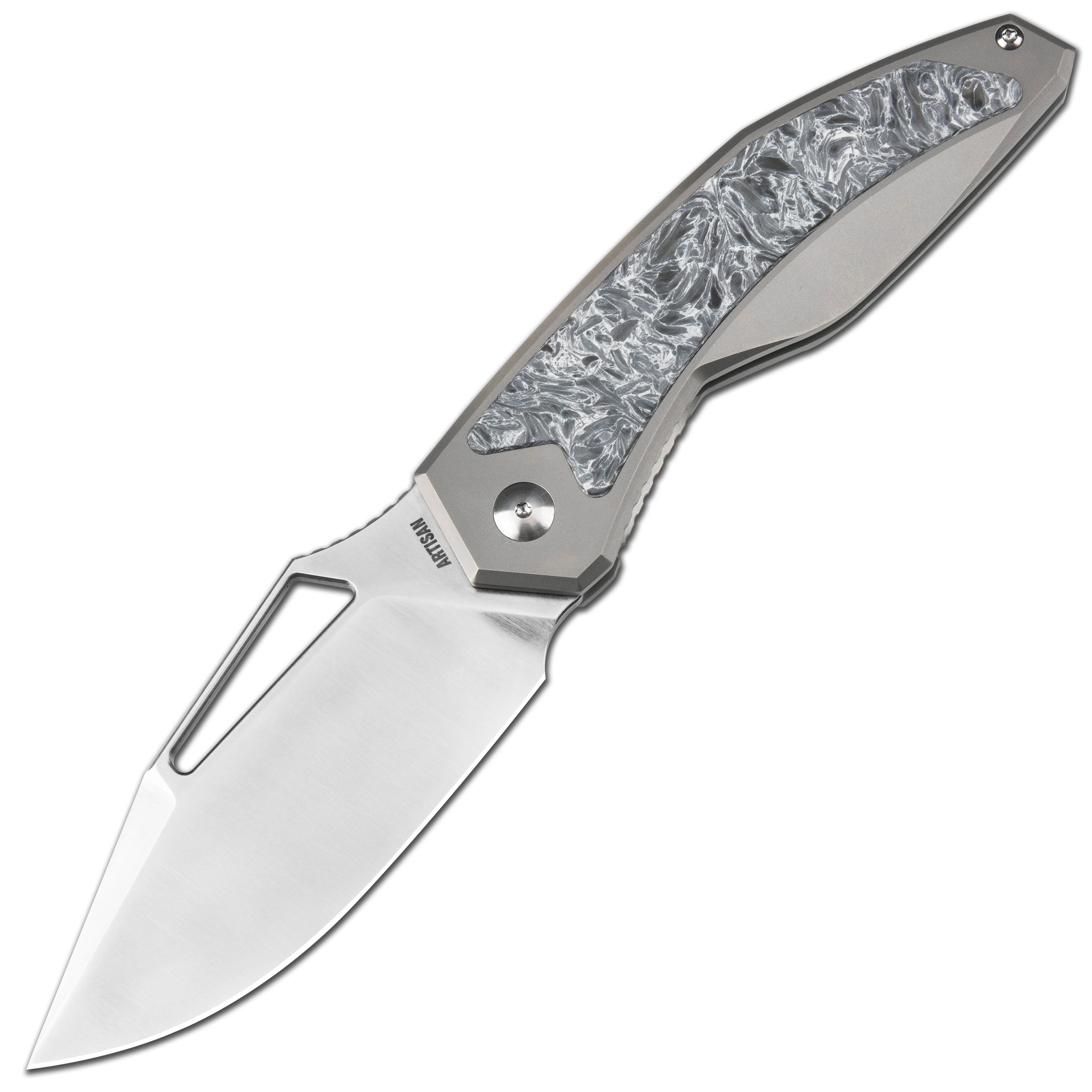 Artisan Cutlery Fragarach ATZ-1879G S90V Blade Titanium Handle Folding Knives