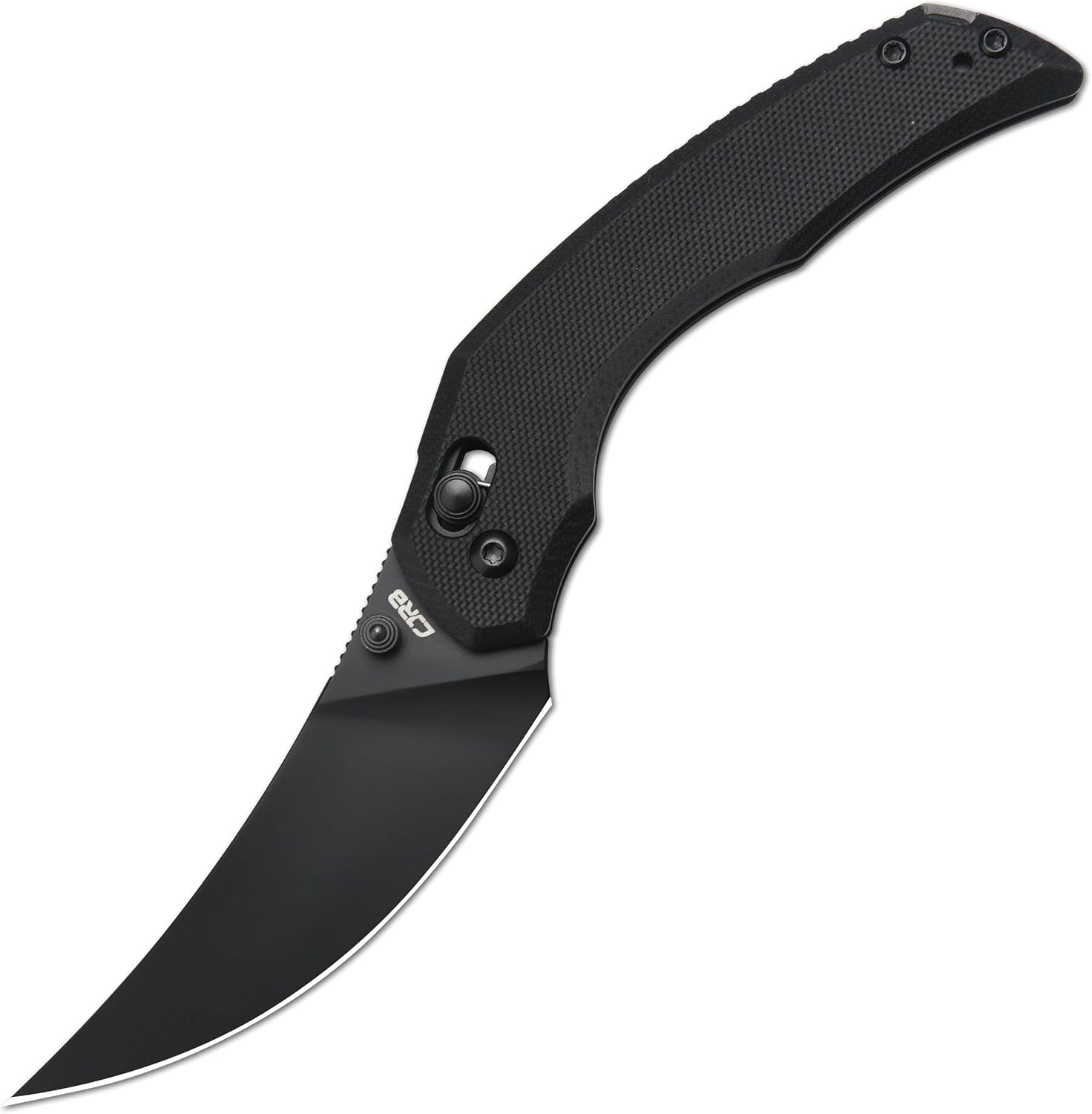 CJRB Nanner J1955 AR-RPM9 Steel Blade G10 Handle Folding Knives, Black
