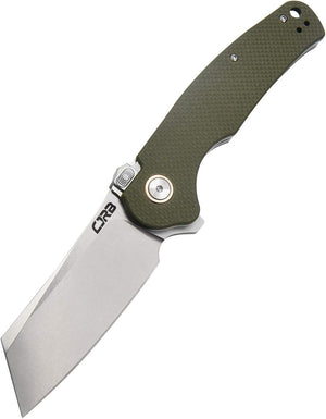CJRB Crag Recoil Lock J1904R AR-RPM9 Blade G10 Handle Folding Knives - Green (J1904R-GNF)