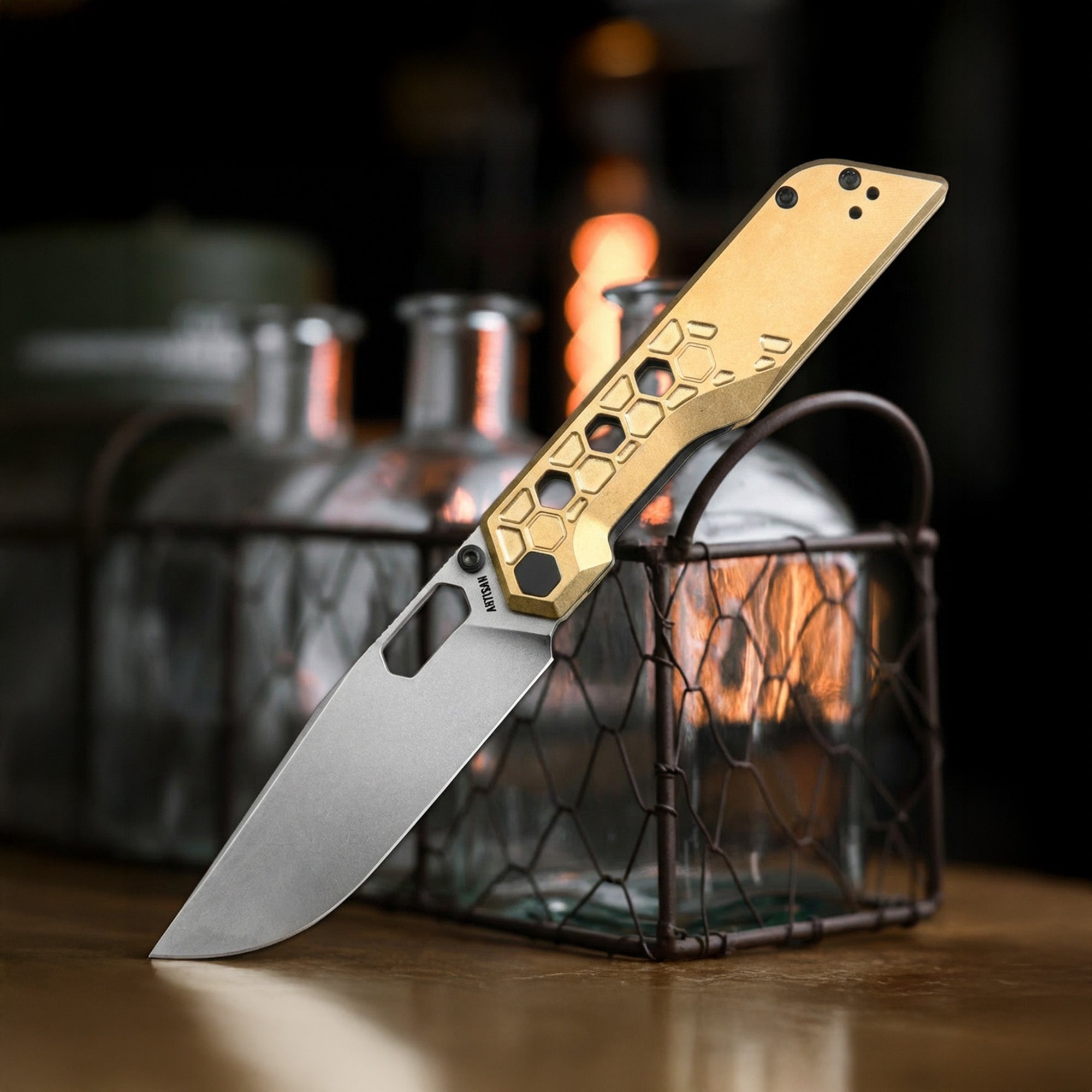 Artisan Cutlery Beest ATZ-1878P AR-RPM9 Blade Aluminum Handle