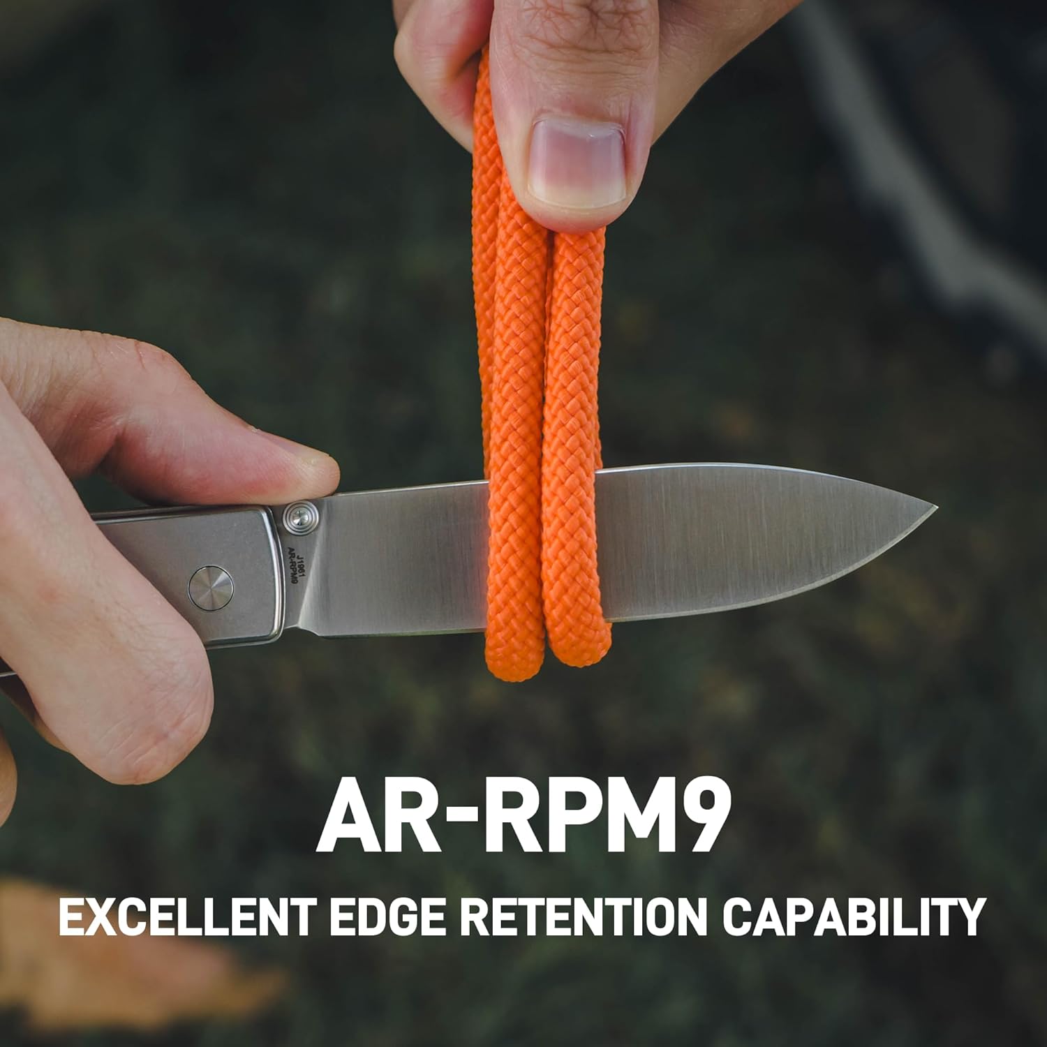 CJRB Glacier J1961 AR-RPM9 Steel Blade Steel and Wood Handle Folding Knives