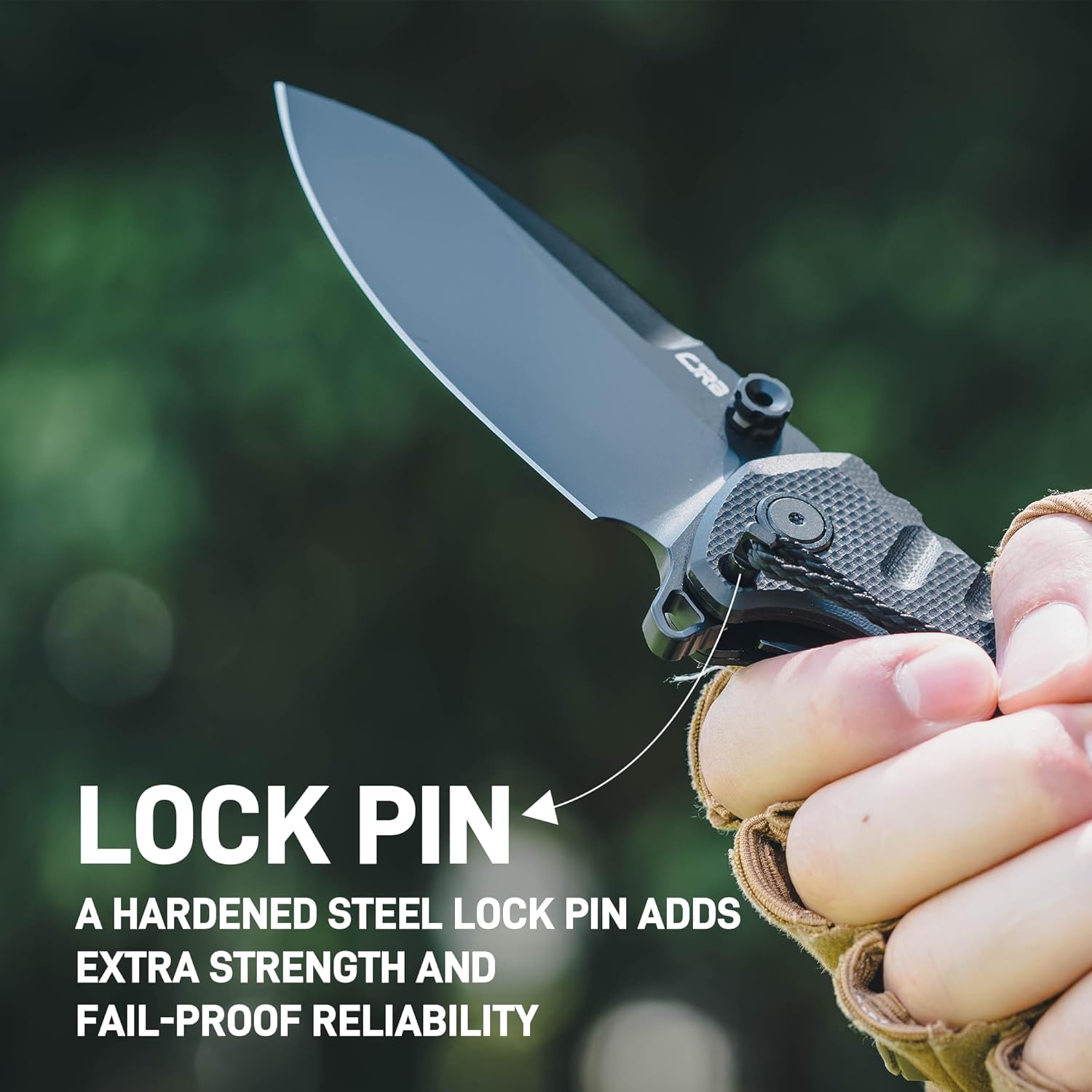 CJRB Tundra J1966 D2 Steel Blade Black G10 Handle Folding Knives