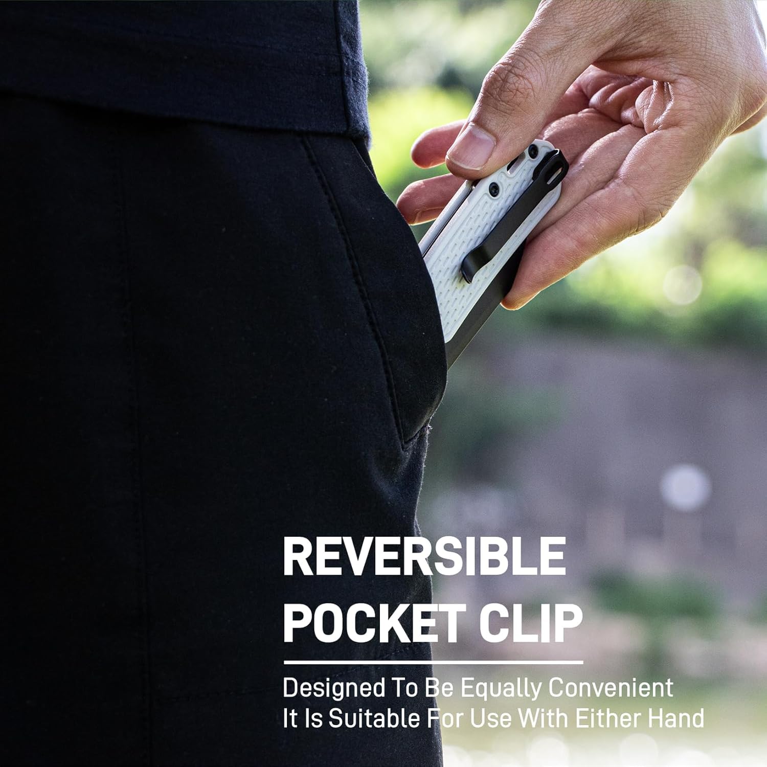 CJRB Pyrite-Light J1945 AR-RPM9 Steel Blade FRN Handle Folding Knives - Black PVD / Light Grey (J1945-BGY)